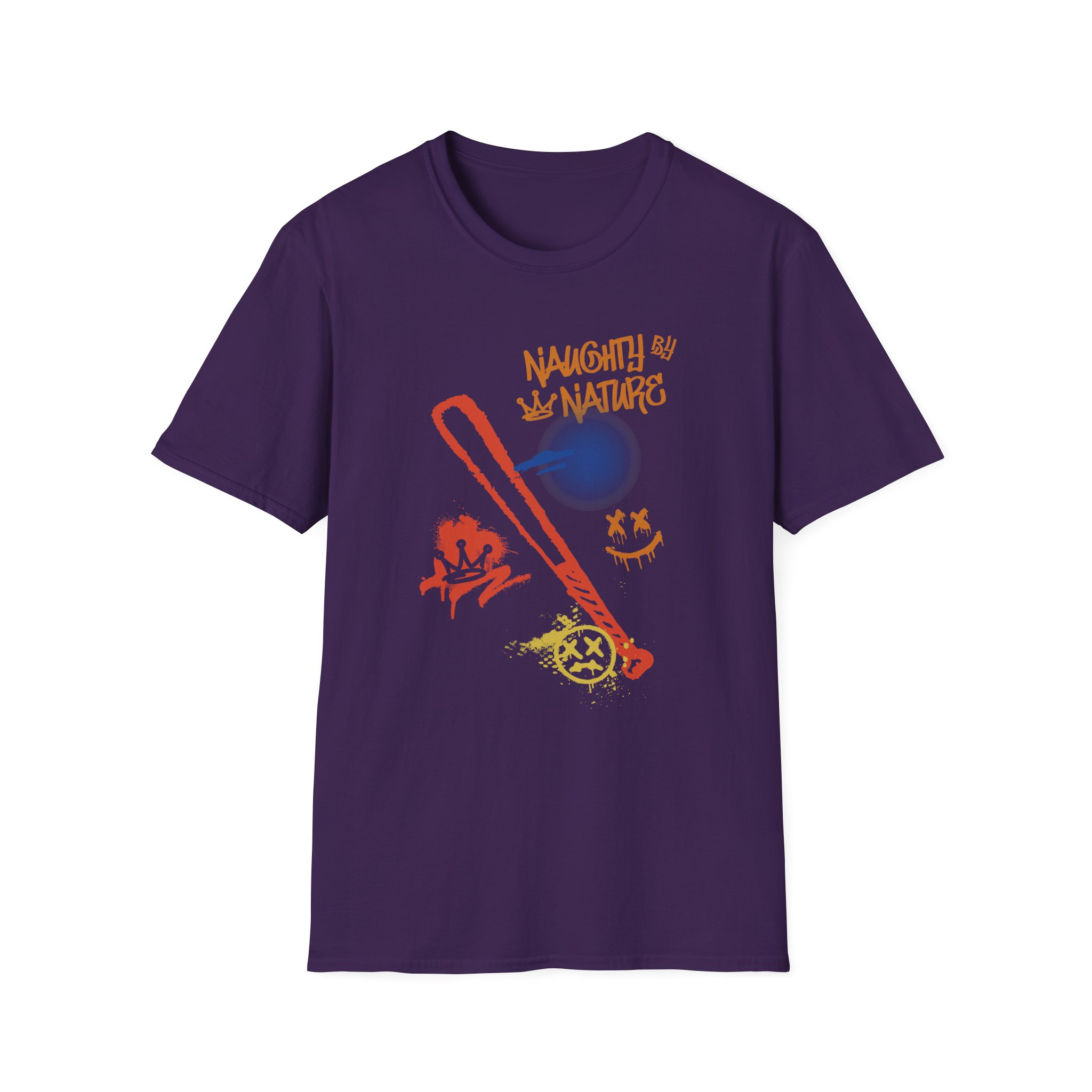 Naughty by Nature Graffiti Unisex Softstyle T-Shirt