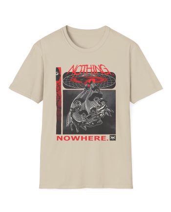 Nothing Nowhere Sci-fi Scorpio Figh Unisex Softstyle T-Shirt