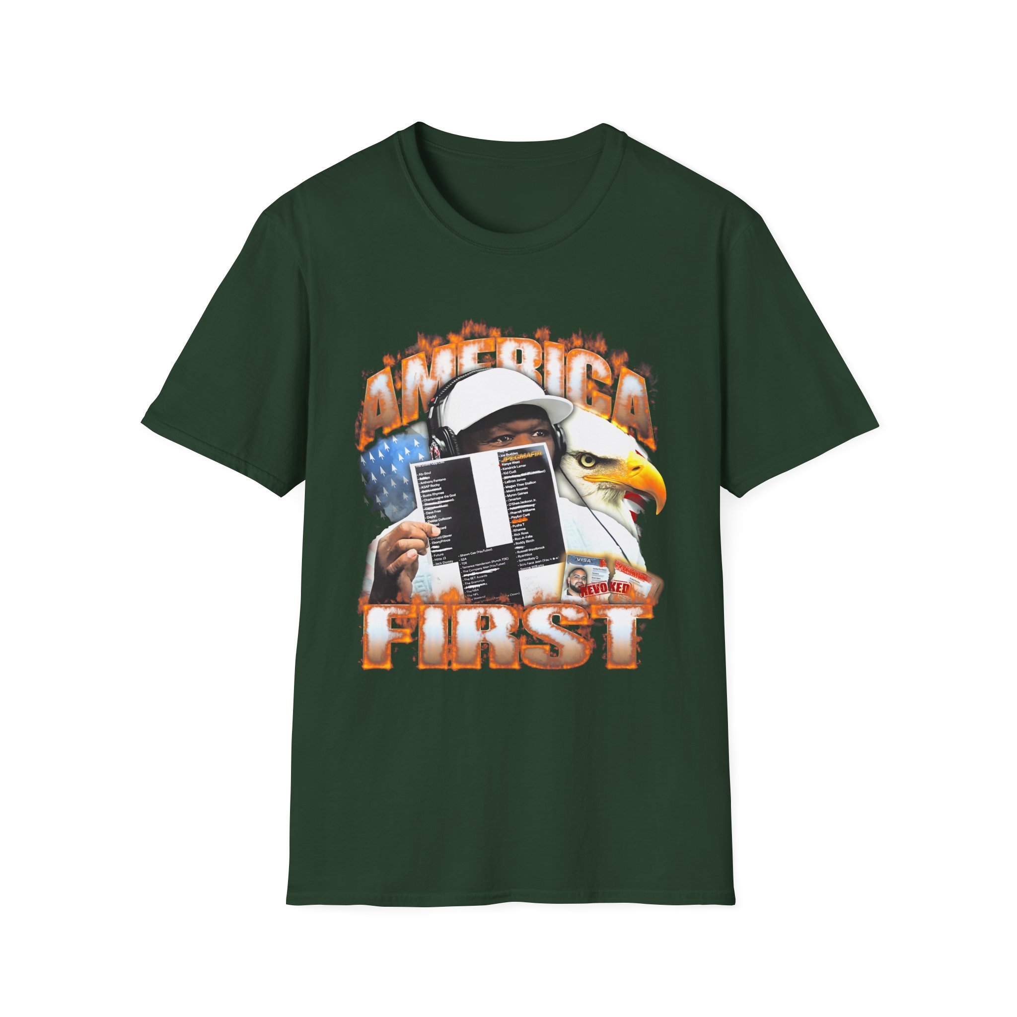 Jpegmafia America First Unisex Softstyle T-Shirt
