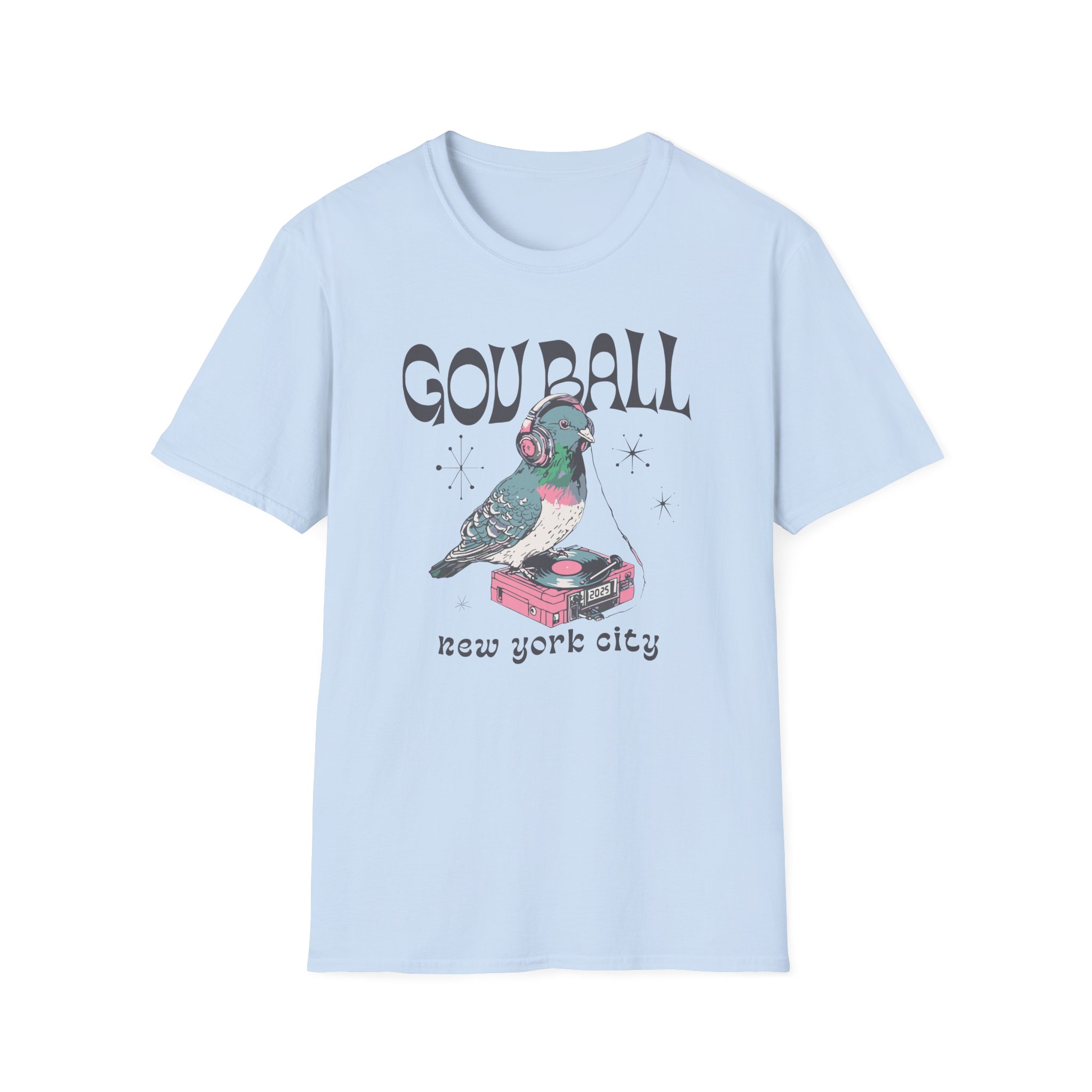 Gov Ball Pigeon Unisex Softstyle T-Shirt