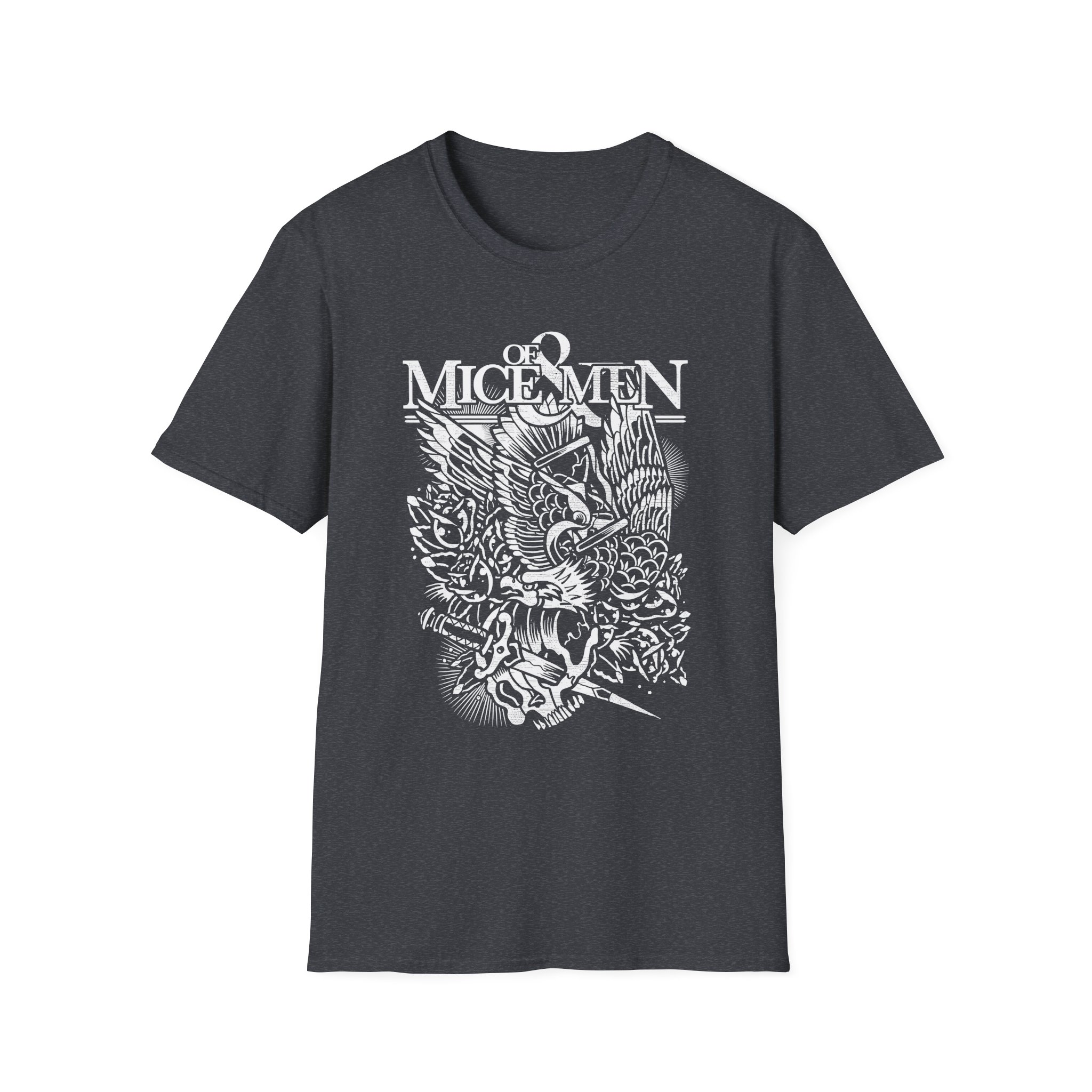 Of Mice and Men Throwback Eagle Unisex Softstyle T-Shirt