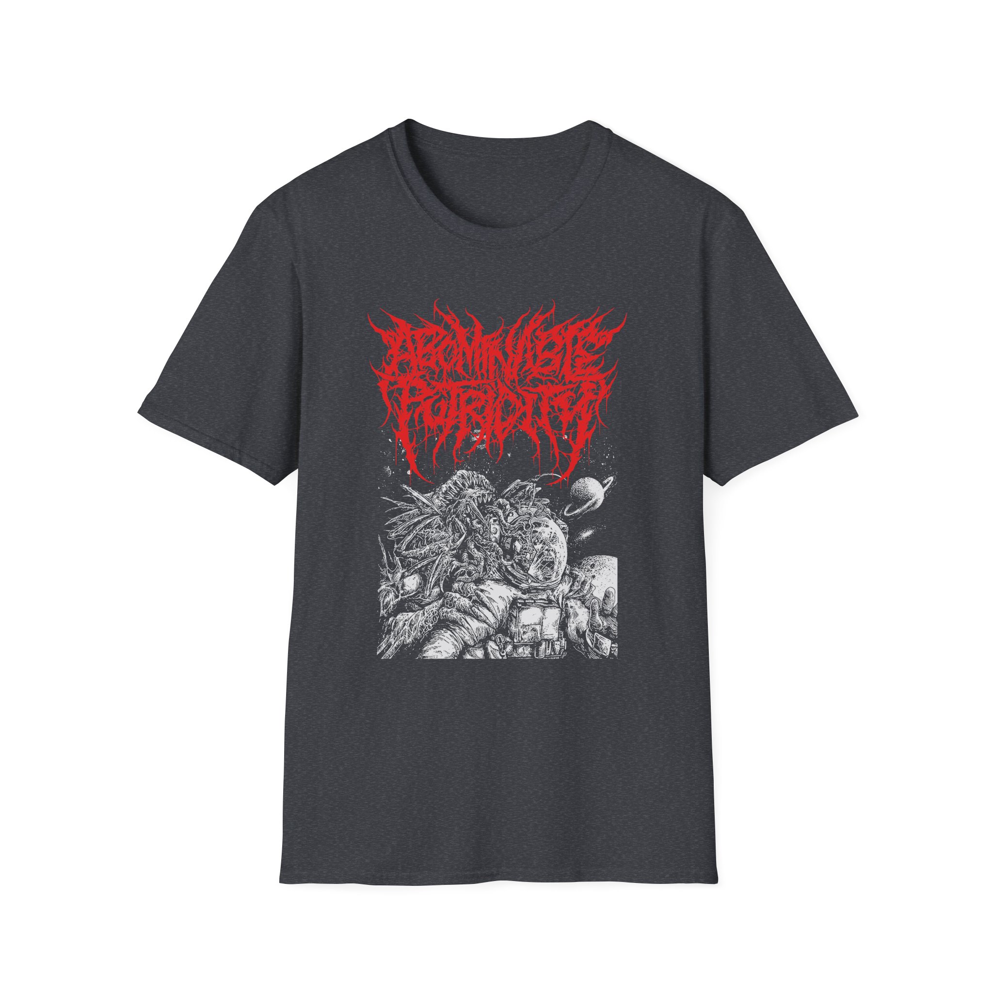Abominable Putridity The Last Astronaut Red Logo Unisex Softstyle T-Shirt