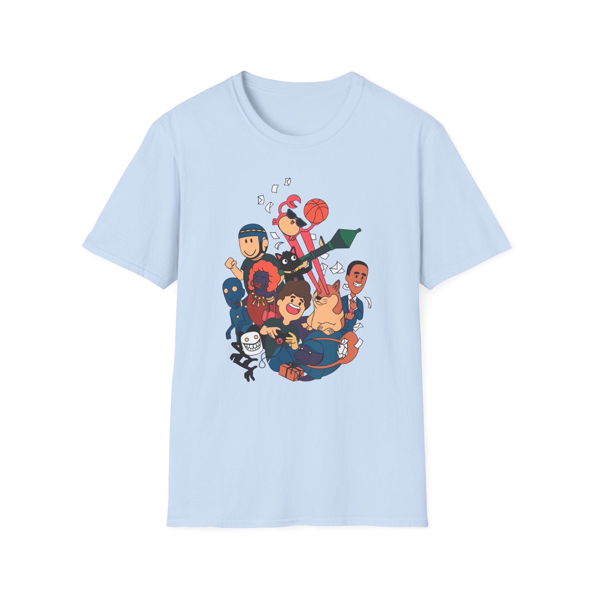 Denisdaily Unisex Softstyle T-Shirt