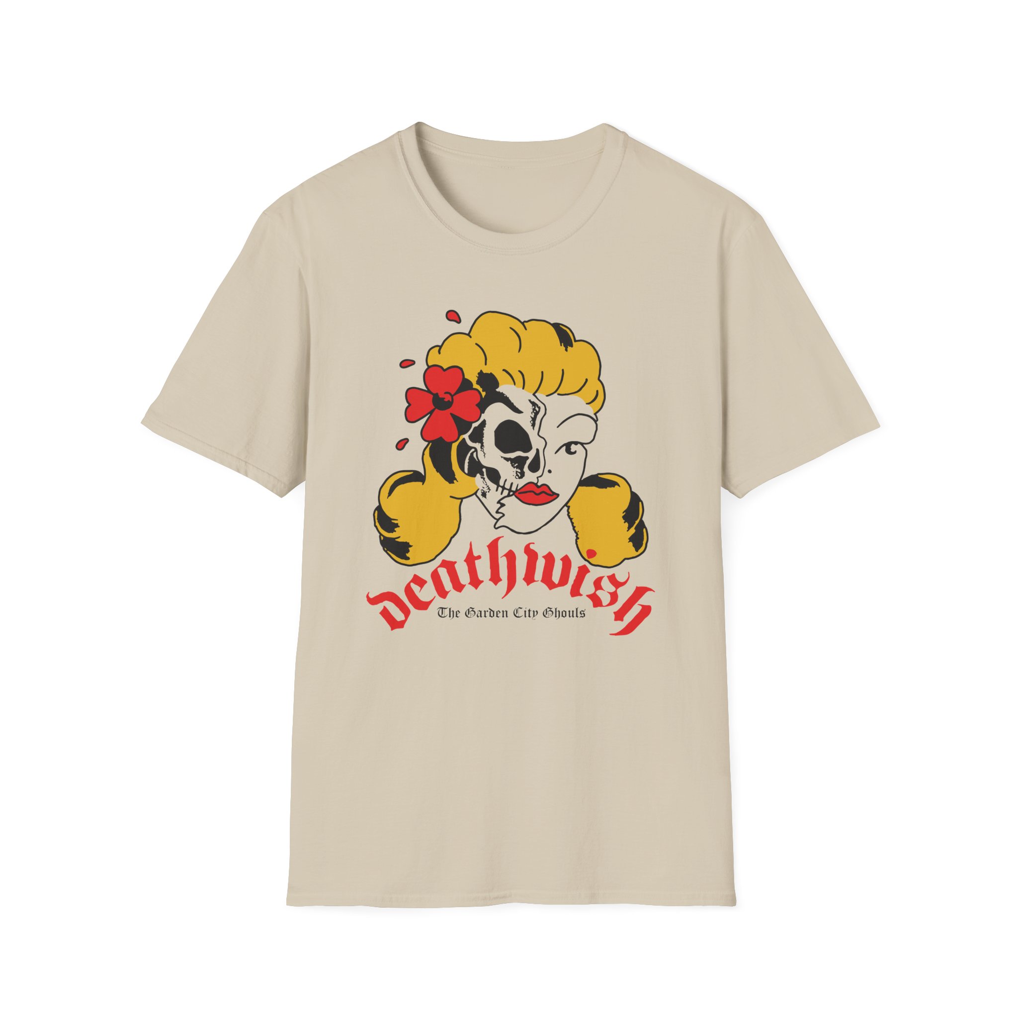 Deathwish Lady Death unisex softstyle t-shirt