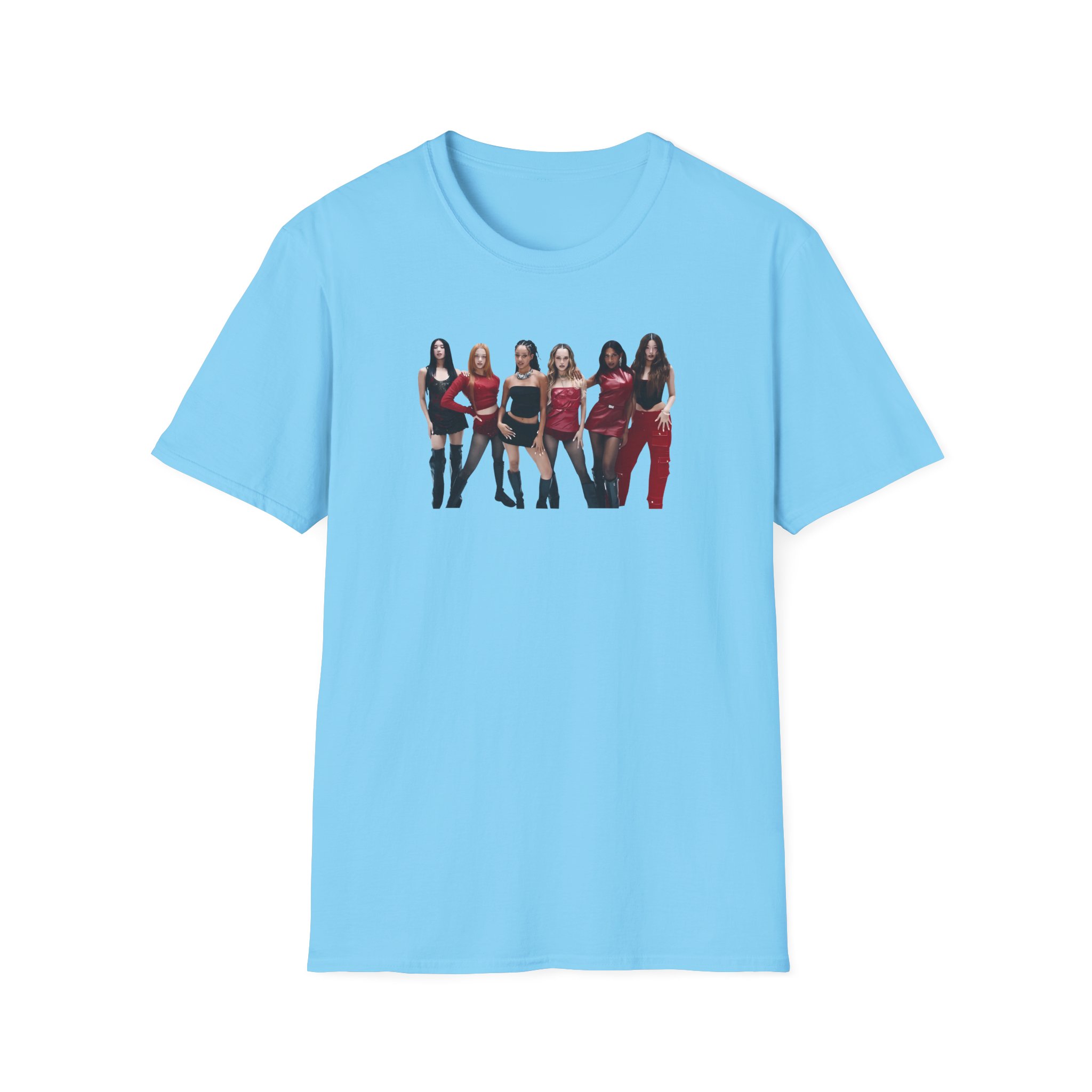 Katseye Red Photo Unisex Softstyle T-Shirt