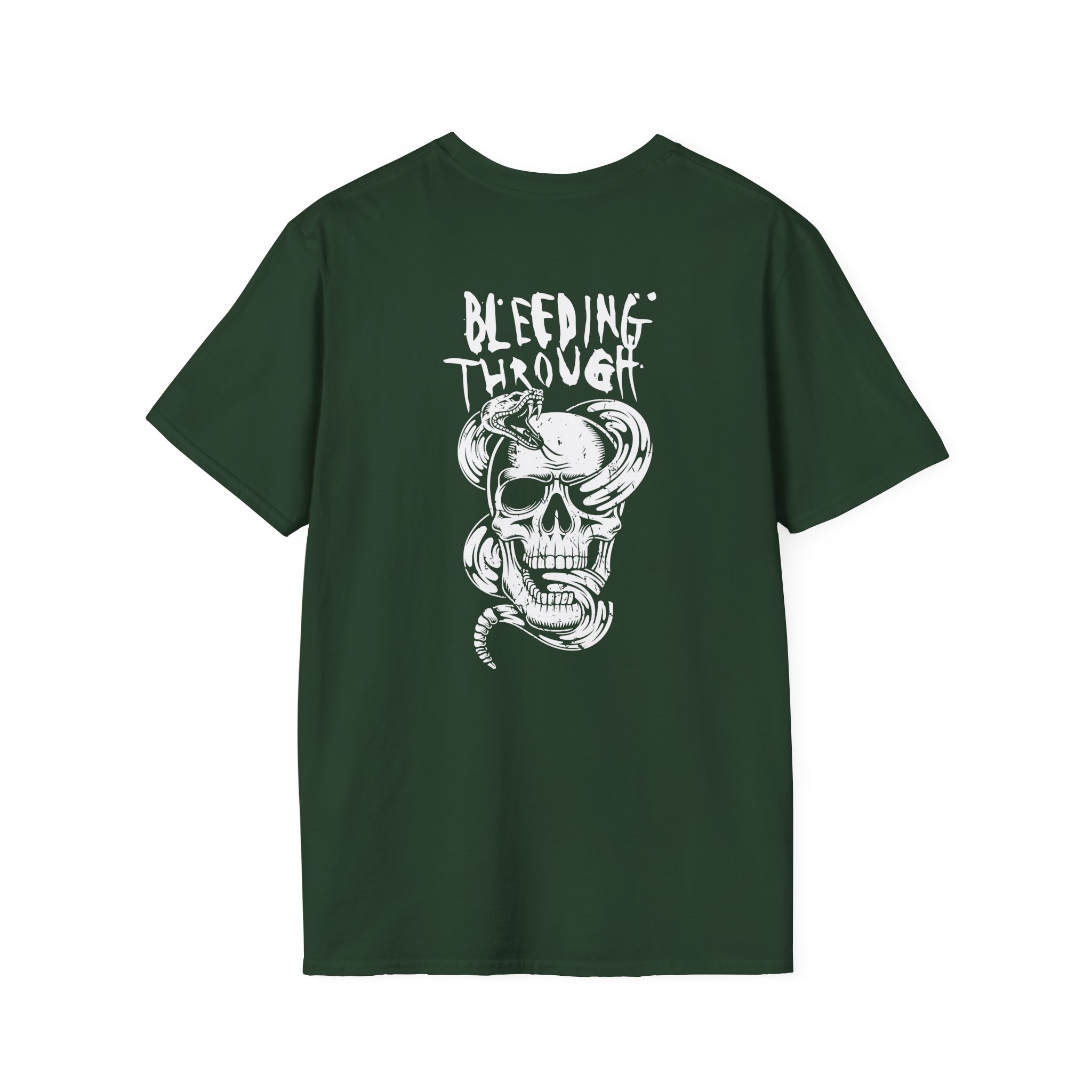 Bleeding Through SNAKE Unisex Softstyle T-Shirt