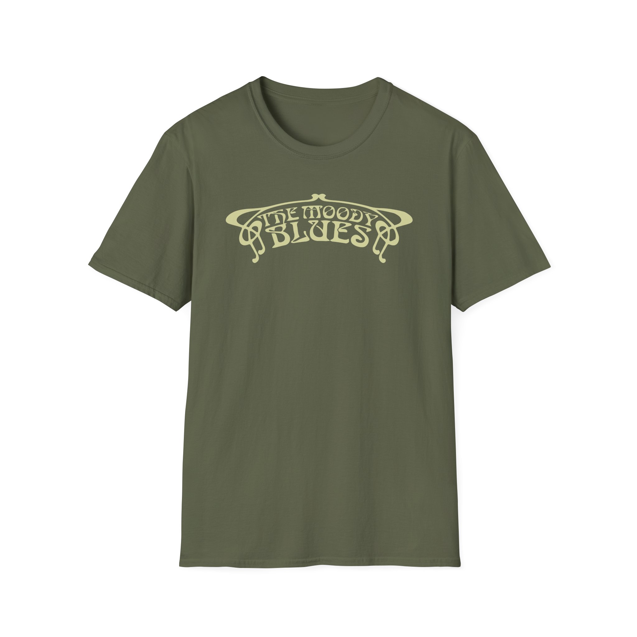 The Moody Blues Distressed Logo Unisex Softstyle T-Shirt