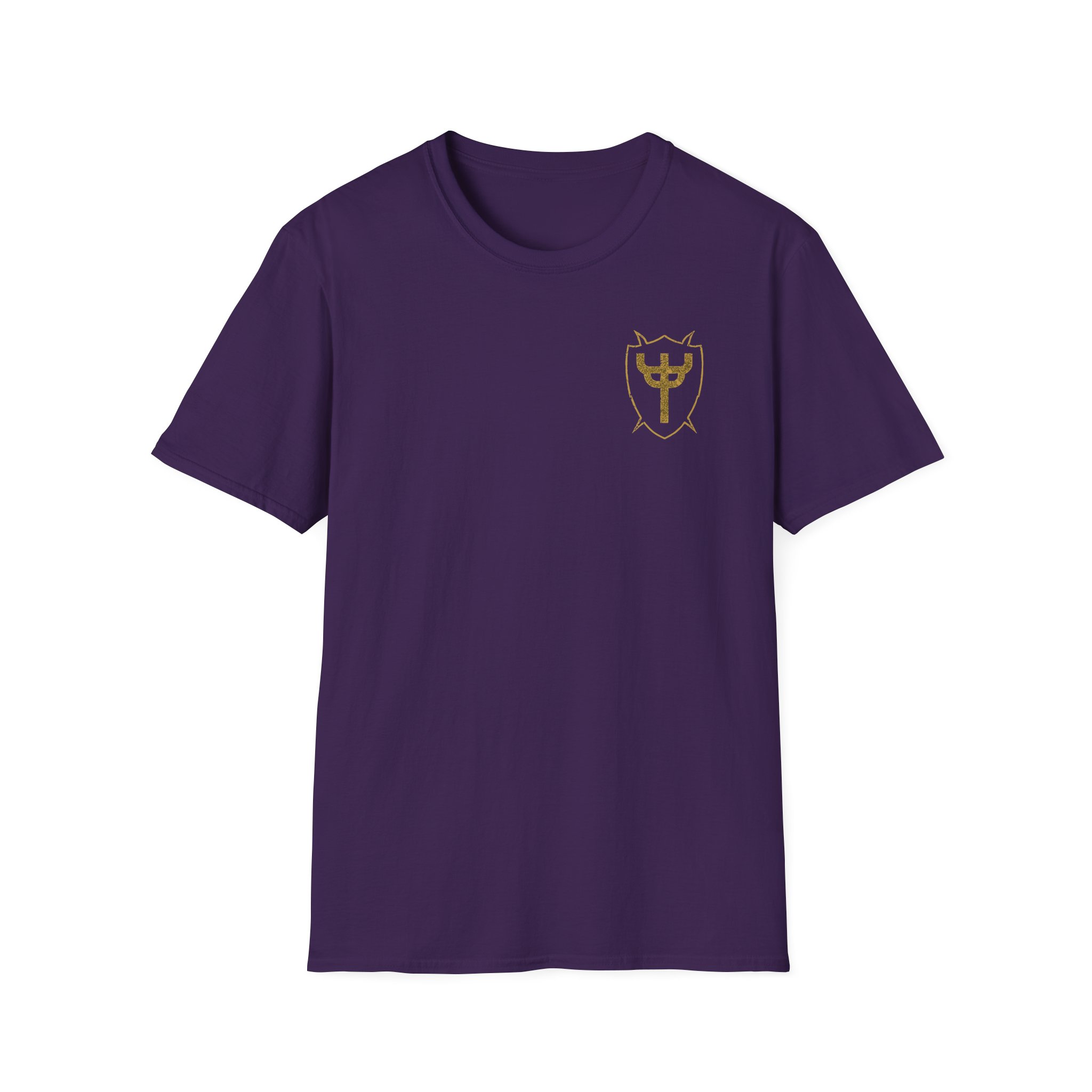 Judas Priest Gold Invincible Shield Unisex Softstyle T-Shirt