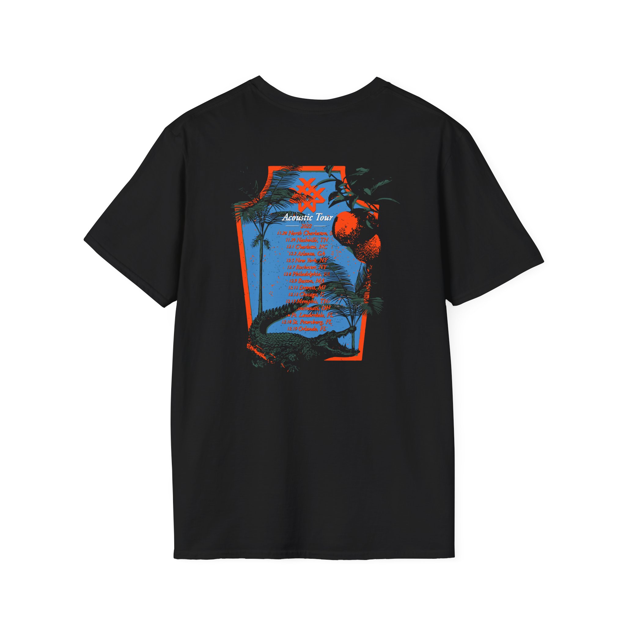 Wage War Death Roll Tour Unisex Softstyle T-Shirt