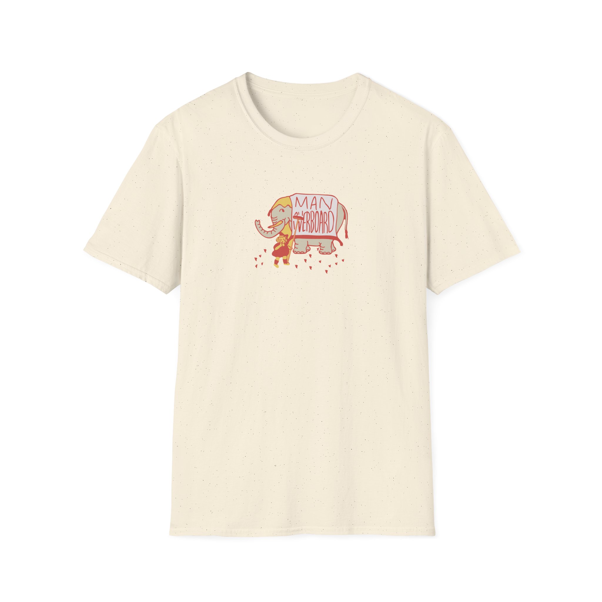 Man Overboard Elephant Unisex Softstyle T-Shirt