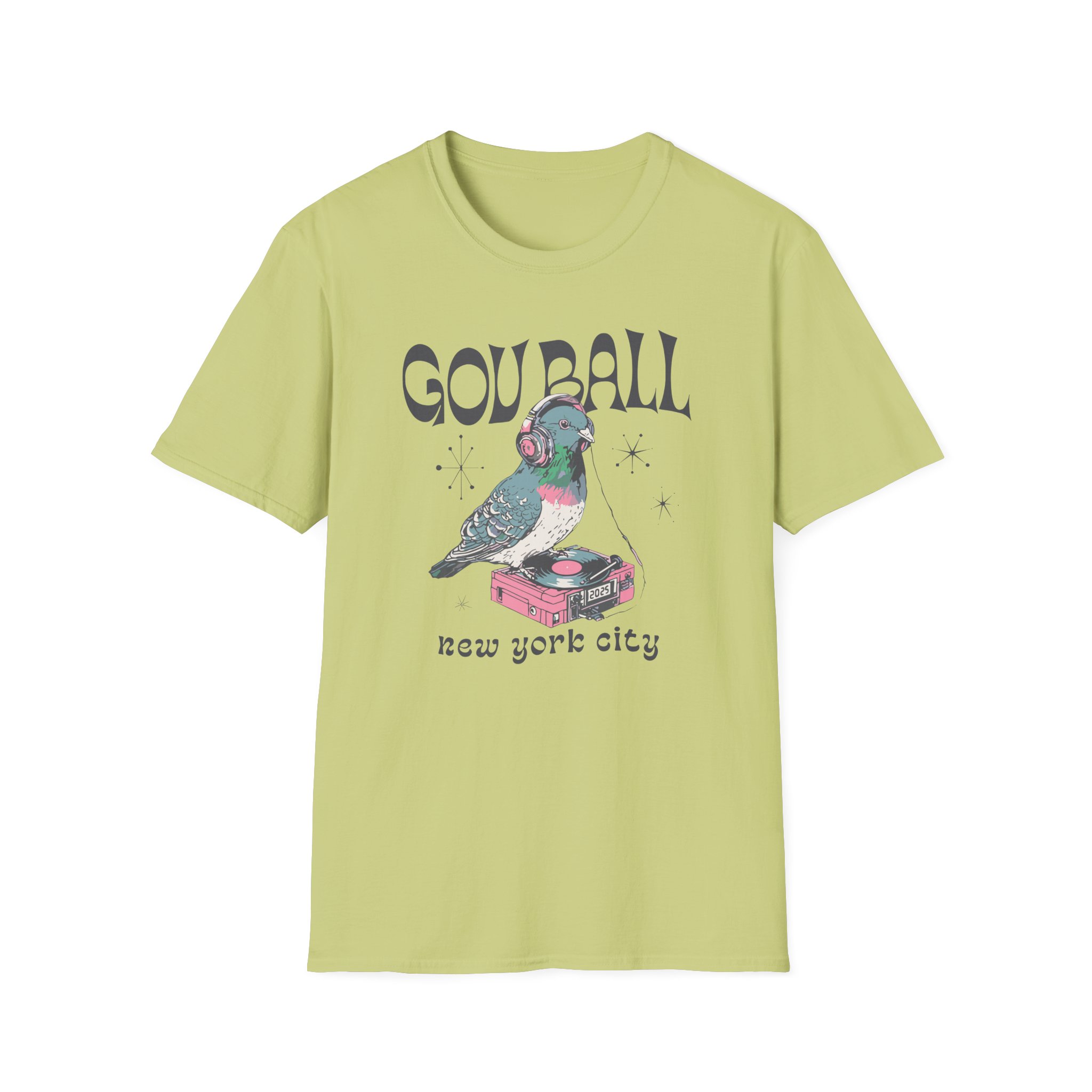 Gov Ball Pigeon Unisex Softstyle T-Shirt