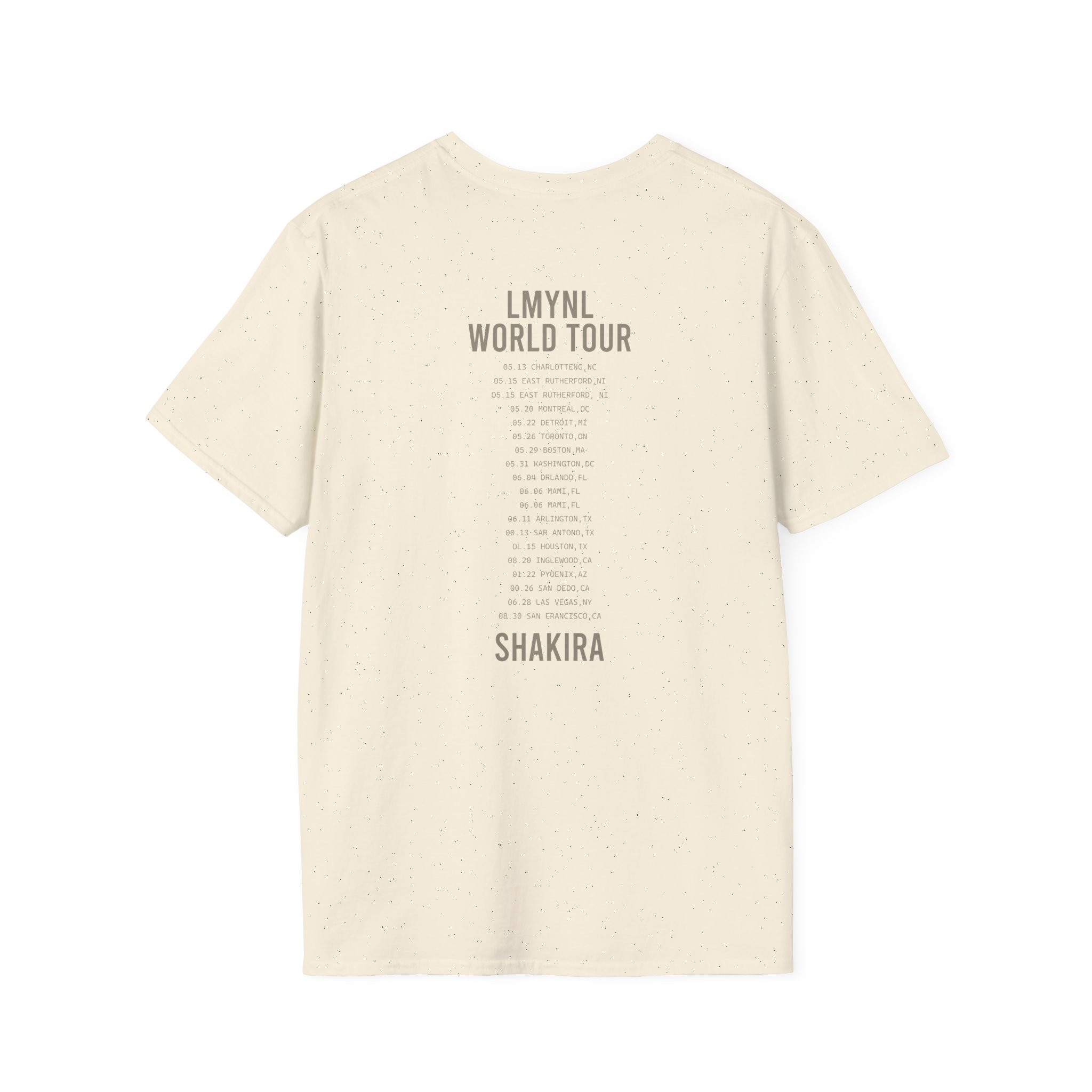 Shakira Dollar Bill Unisex Softstyle T-Shirt