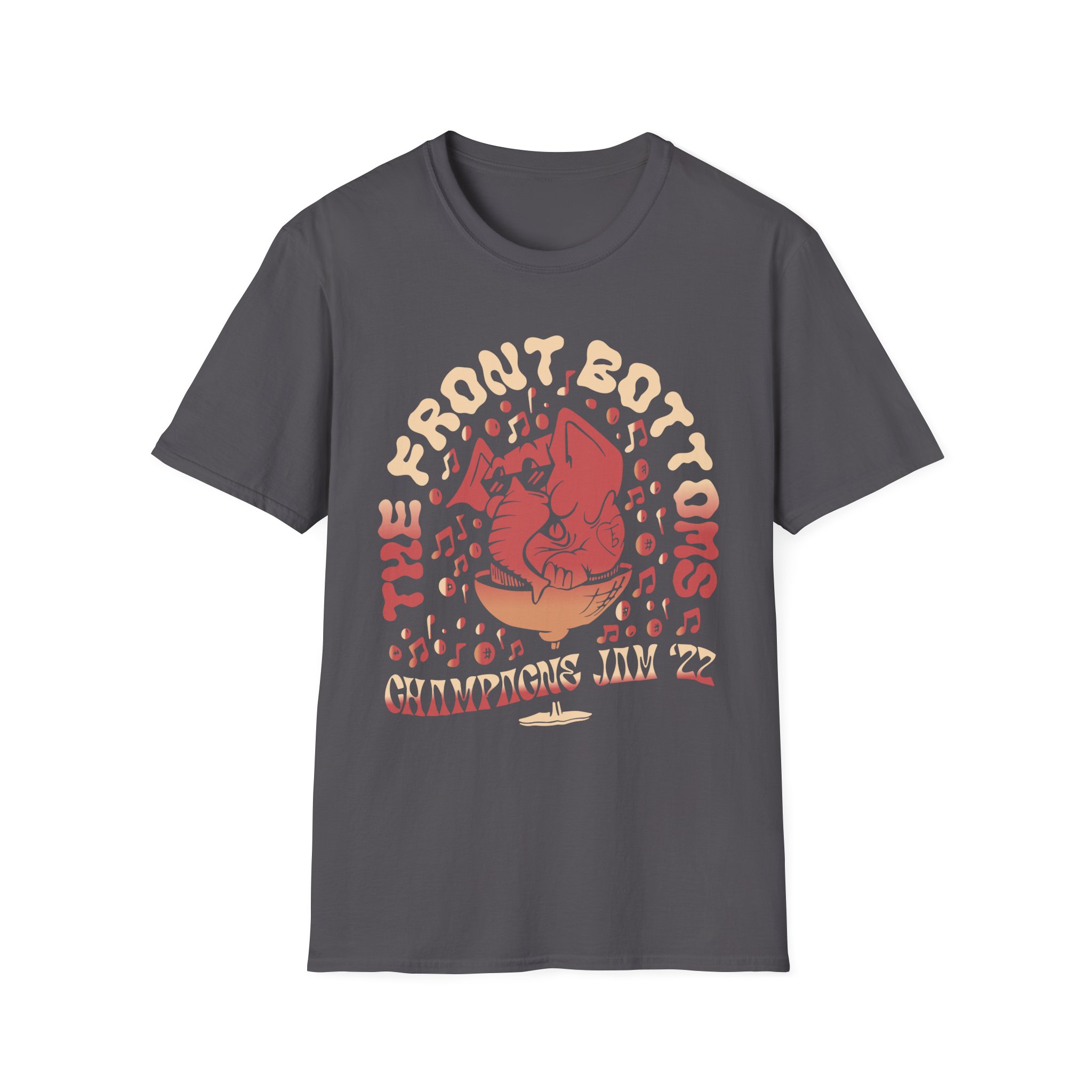 The Front Bottoms Champagne Jam 2022 Unisex Softstyle T-Shirt