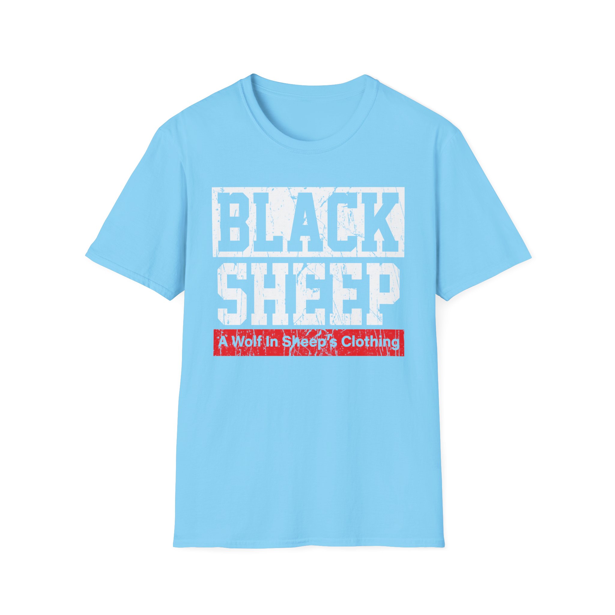 Black Sheep Wolf In Sheep's Unisex Softstyle T-Shirt