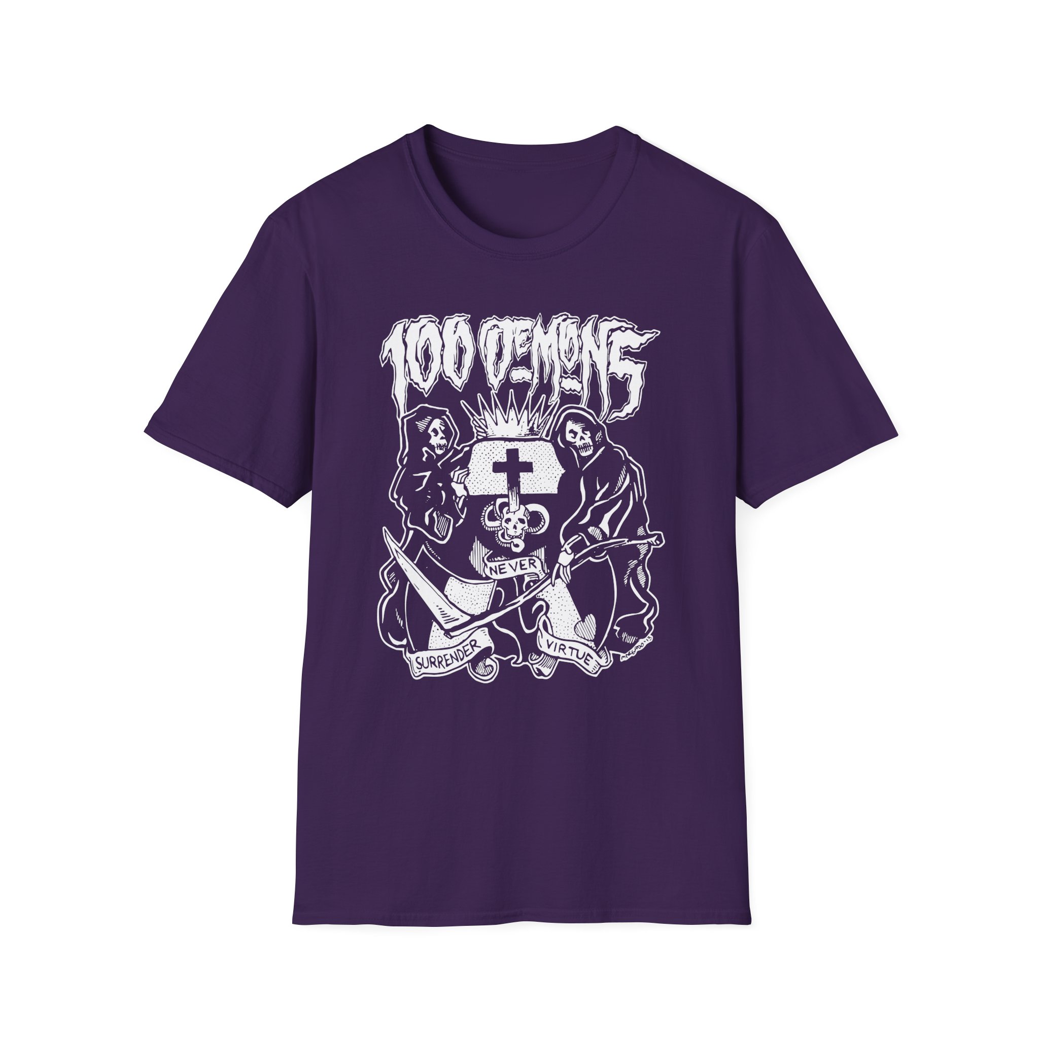 100 Demons Unisex Softstyle T-Shirt