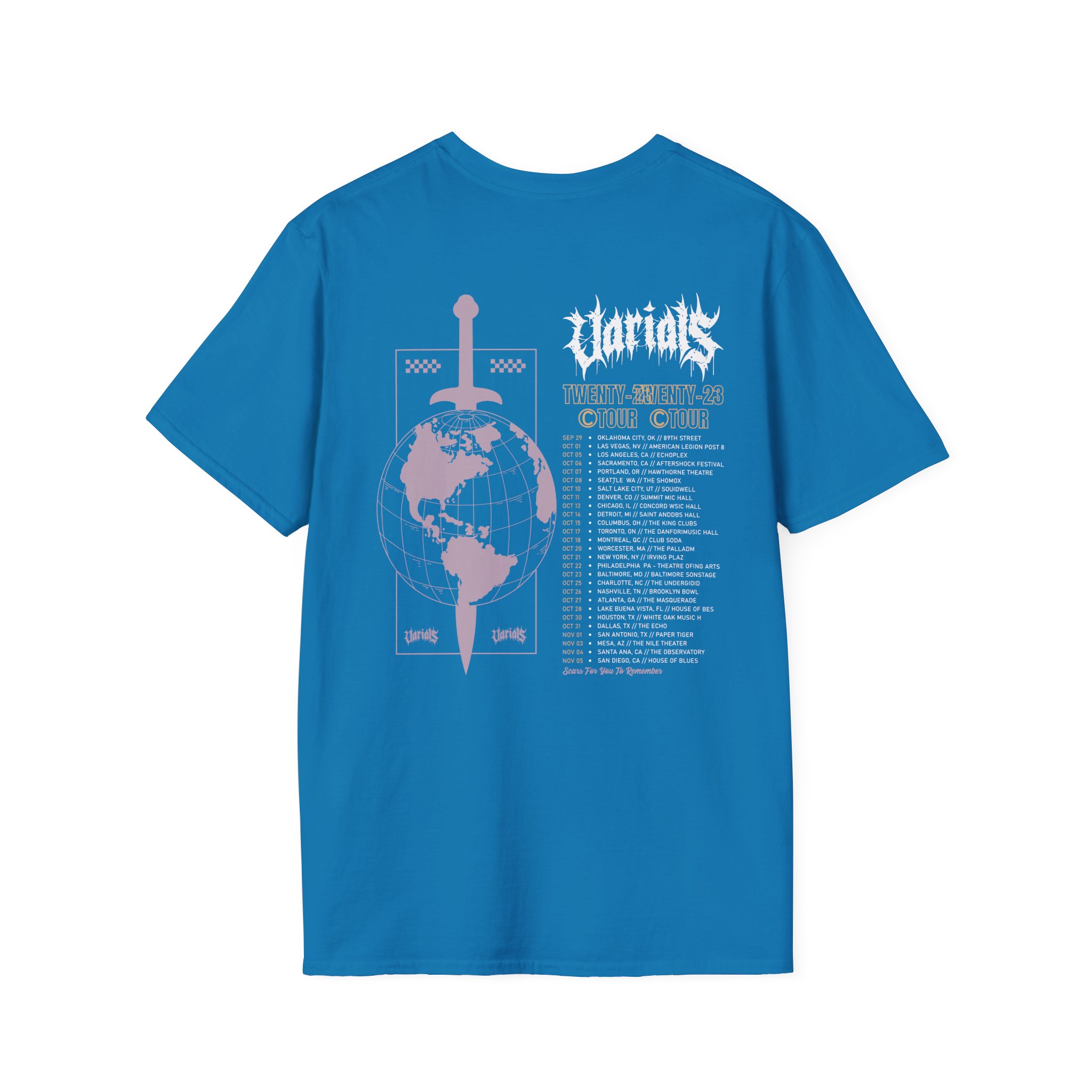 Varials Fatalism Tour Unisex Softstyle T-Shirt