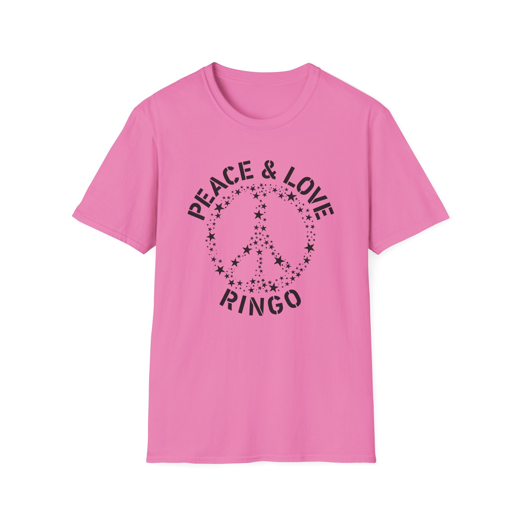 Ringo Starr Peace & Love Unisex Softstyle T-Shirt