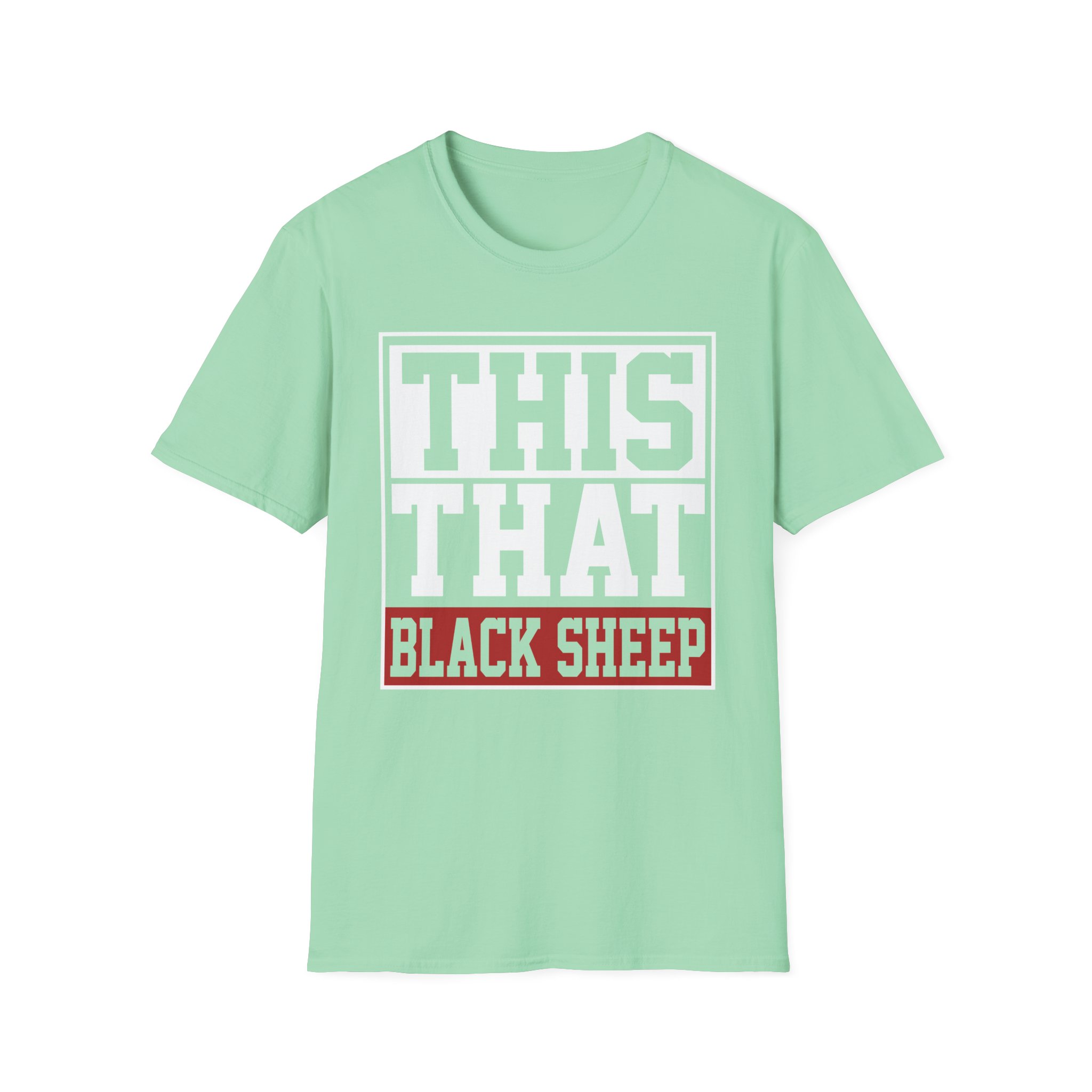 Black Sheep This That Unisex Softstyle T-Shirt