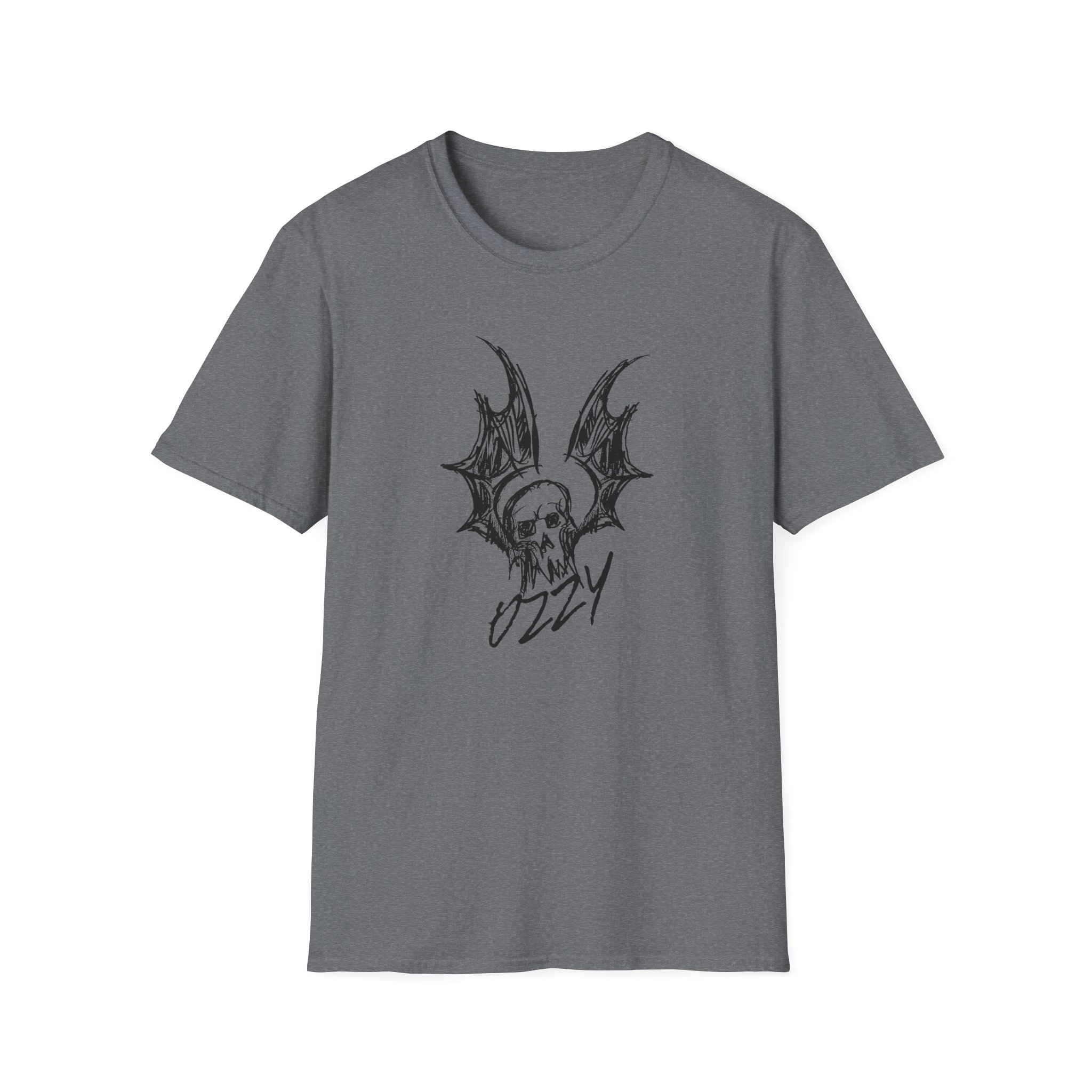 Ozzy Osbourne Bat Sketch Unisex Softstyle T-Shirt