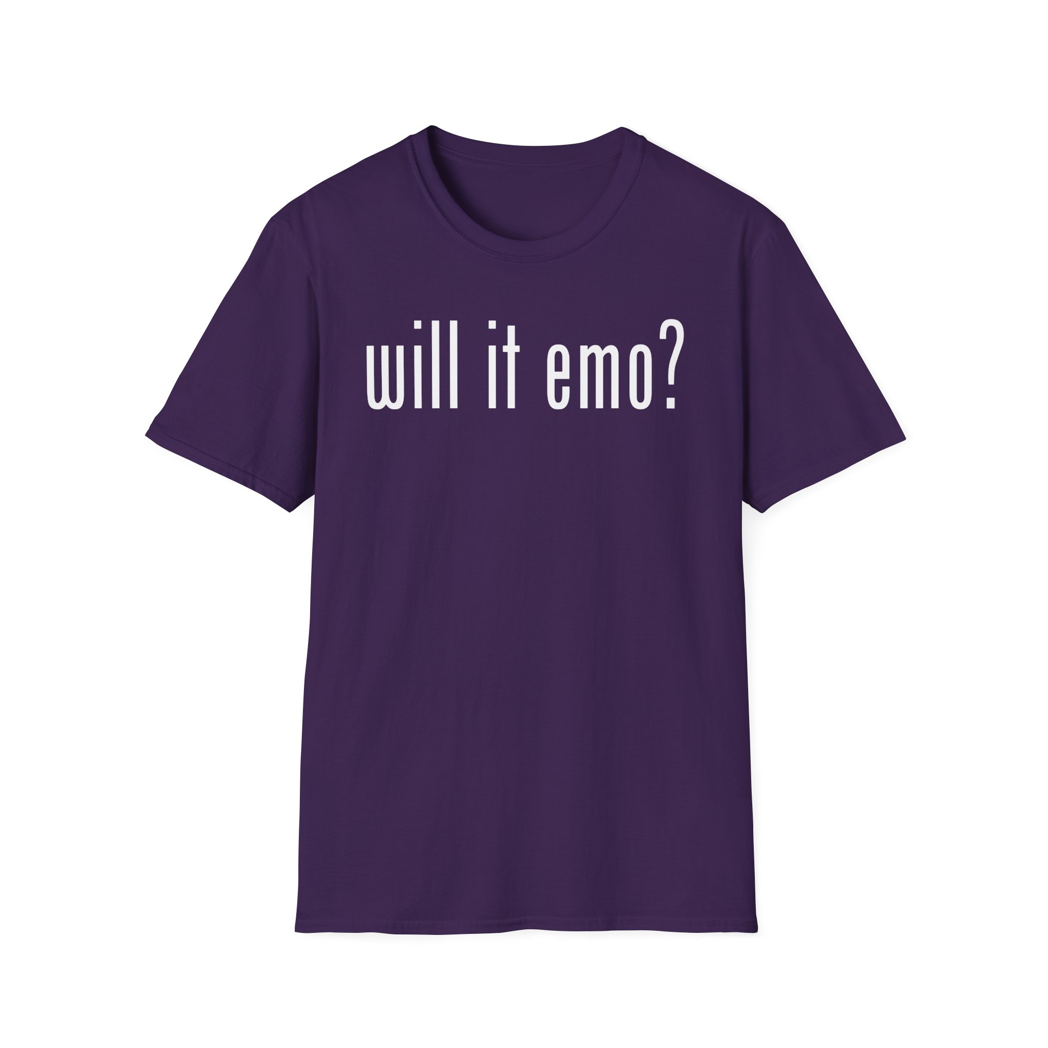 Nothing Nowhere Will It Emo Unisex Softstyle T-Shirt
