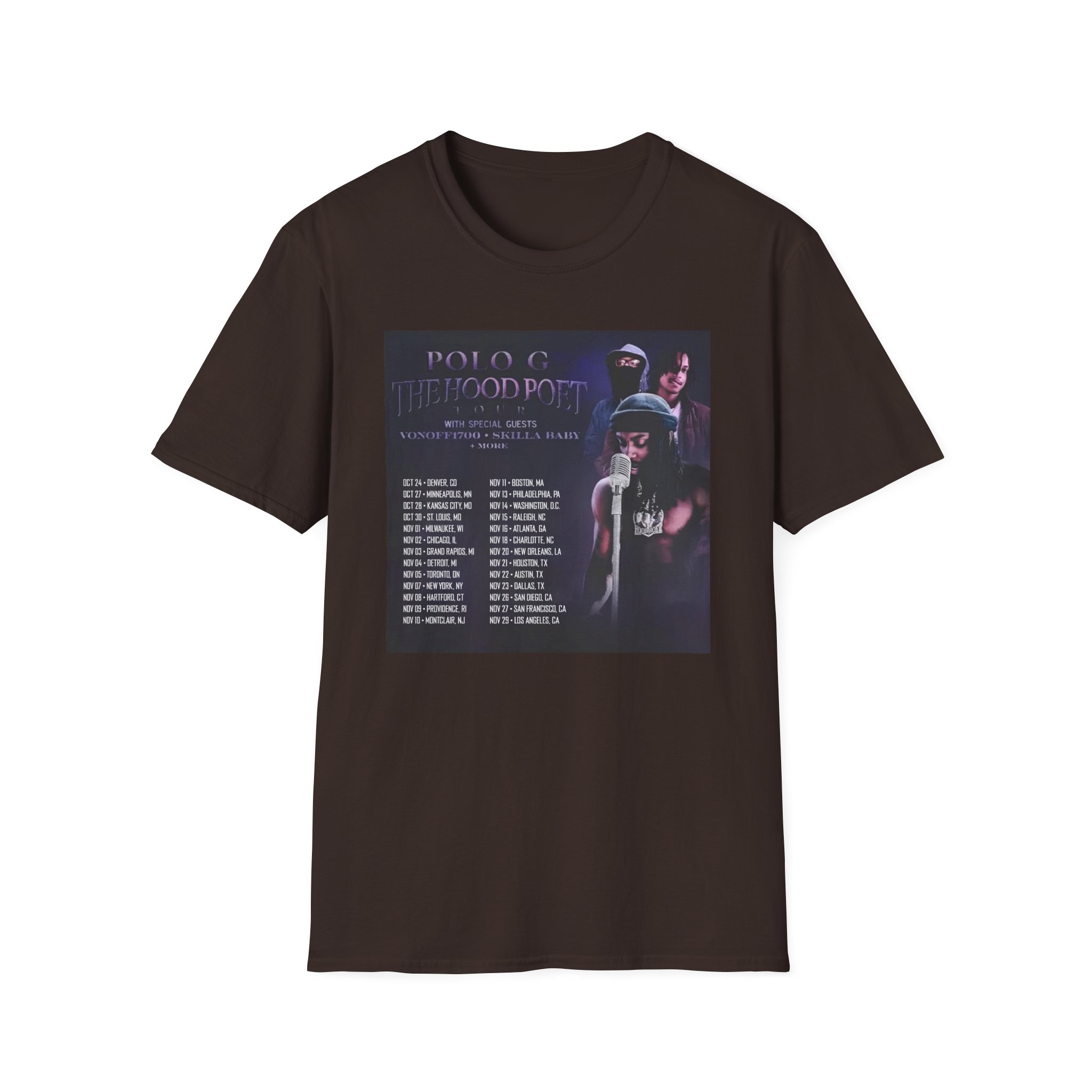 Polo G Hood Poet Unisex Softstyle T-Shirt