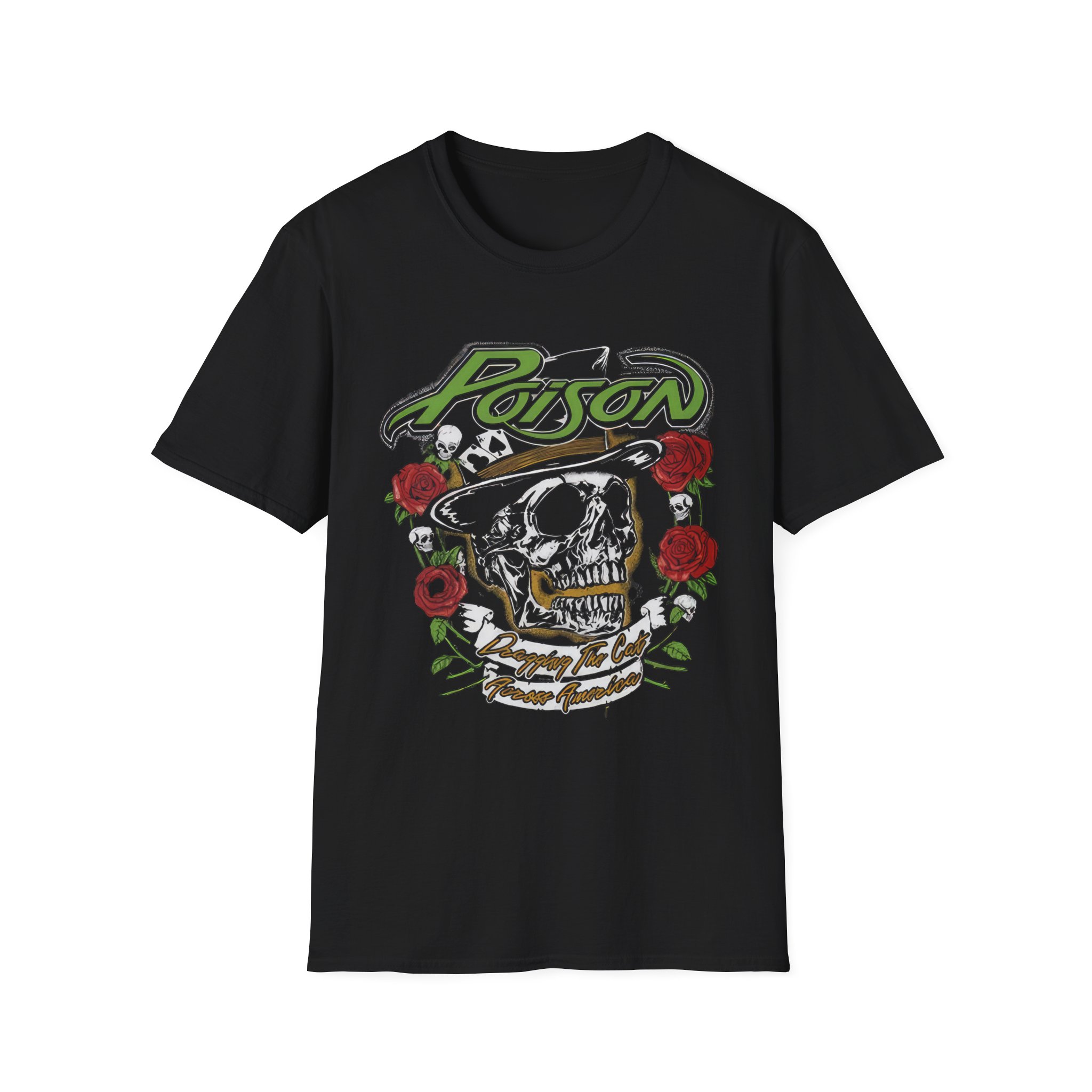 Poison Dragging the Cat Unisex Softstyle T-Shirt