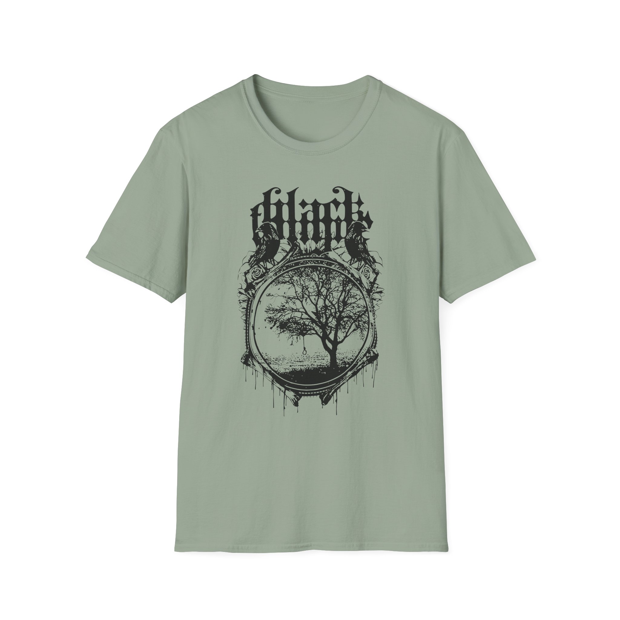 Black Tongue Murder Of Crows Unisex Softstyle T-Shirt