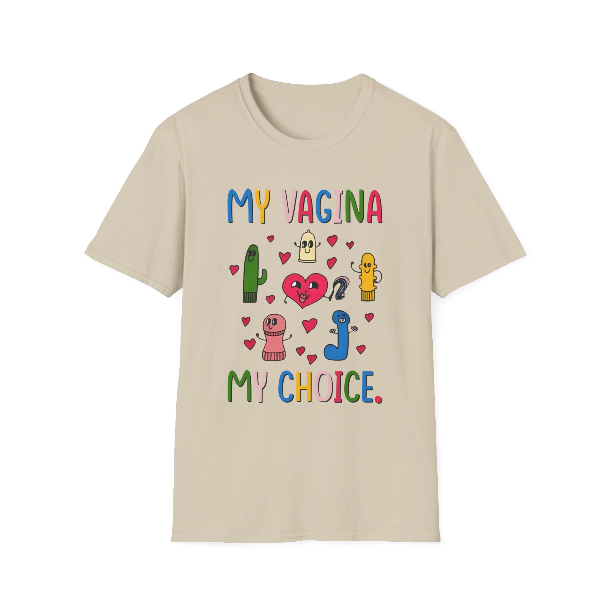 BR My Vagina My Choice Unisex Softstyle T-Shirt