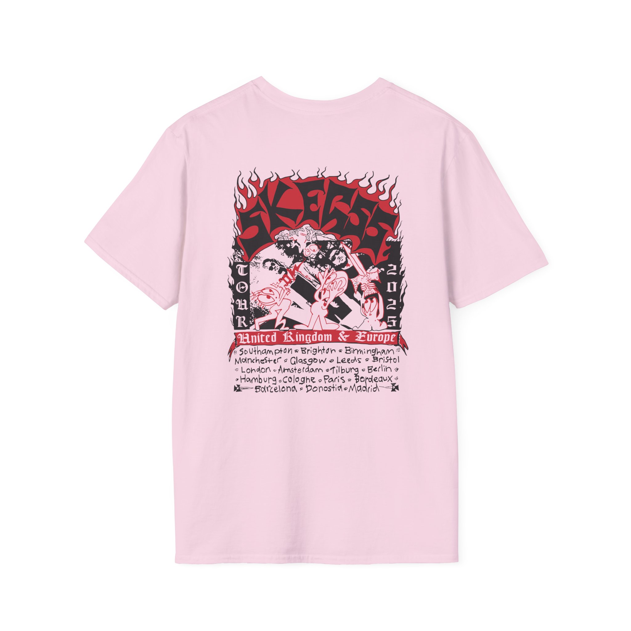 Skegss Uk Eu Tour 2025 Unisex Softstyle T-Shirt