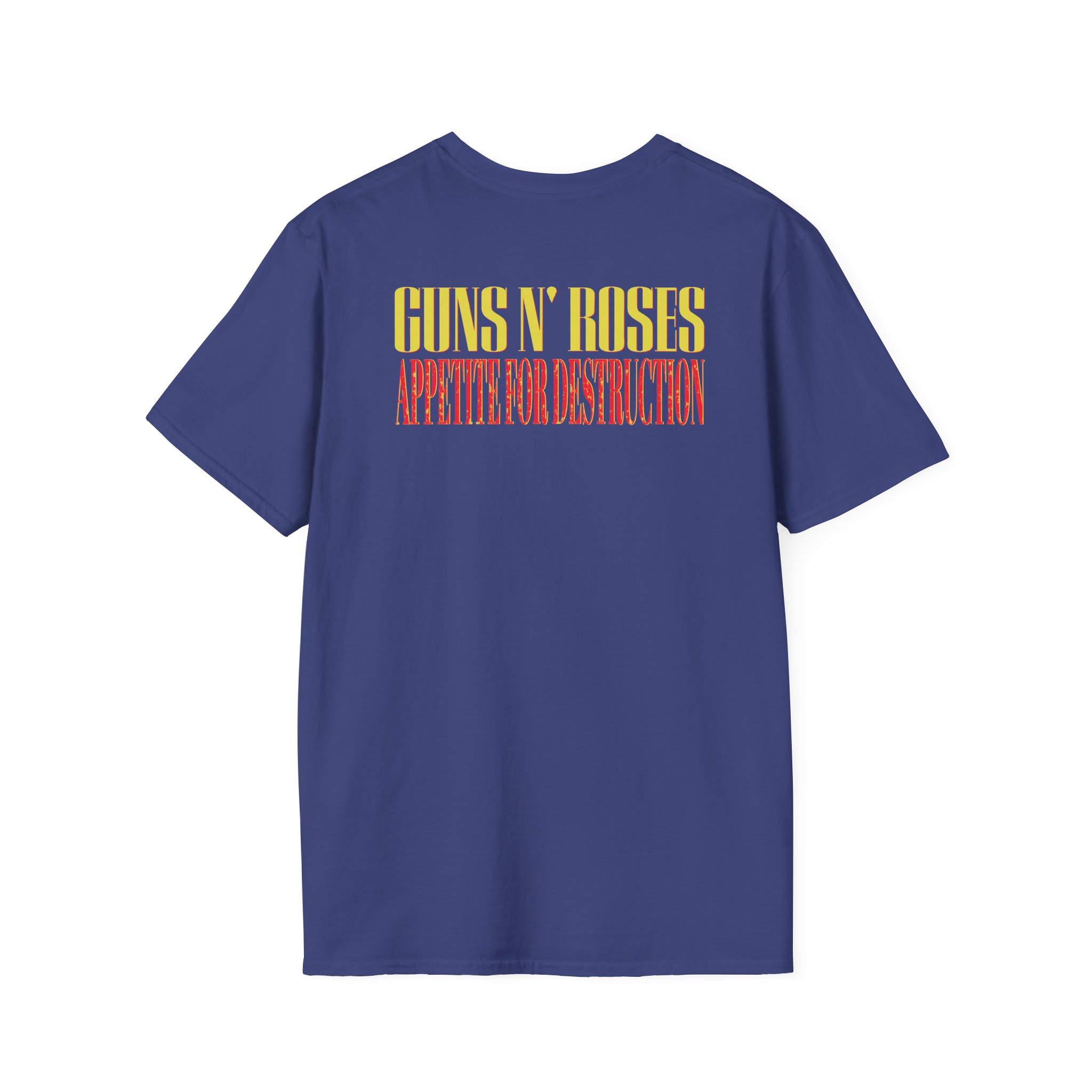 Guns N Roses 1988 Needle Skull Unisex Softstyle T-Shirt