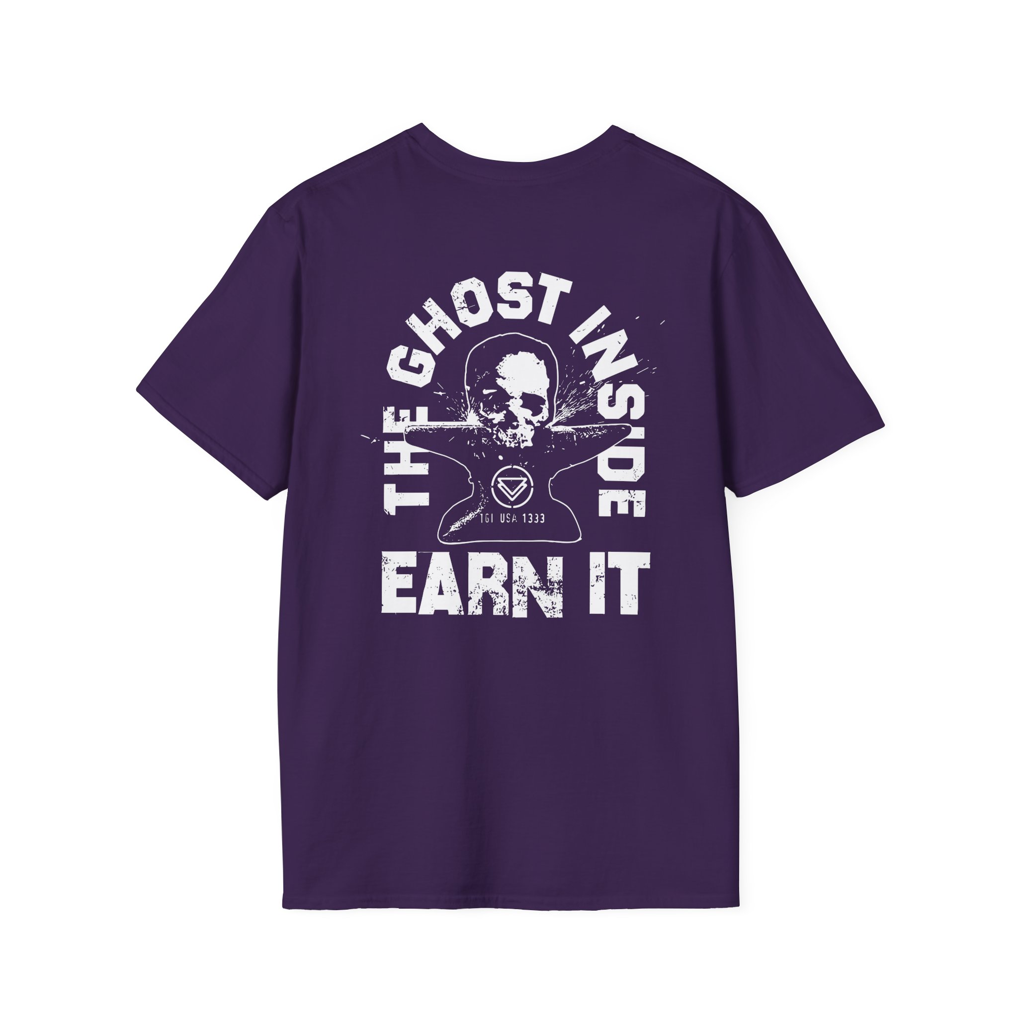 The Ghost Inside Anvil Skull Unisex Softstyle T-Shirt