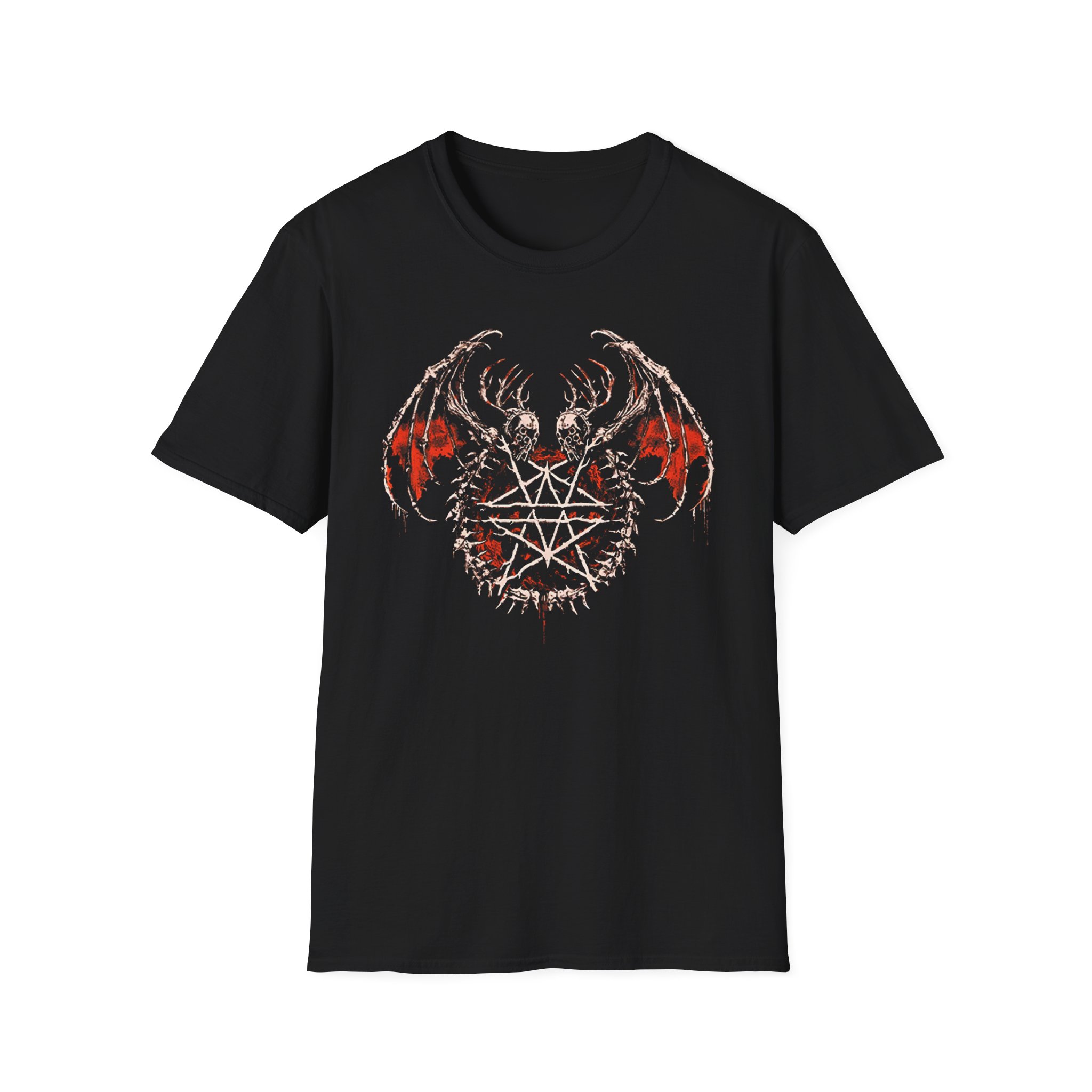 Whitechapel Sepulcher Faded Unisex Softstyle T-Shirt