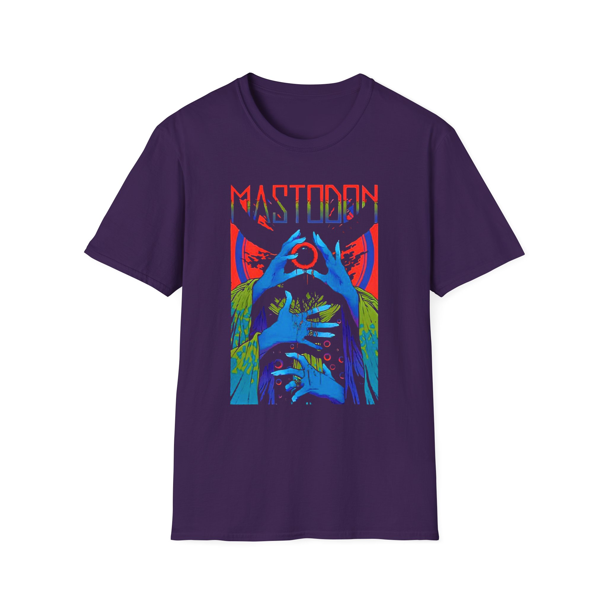 Mastodon Eyes Tour Unisex Softstyle T-Shirt