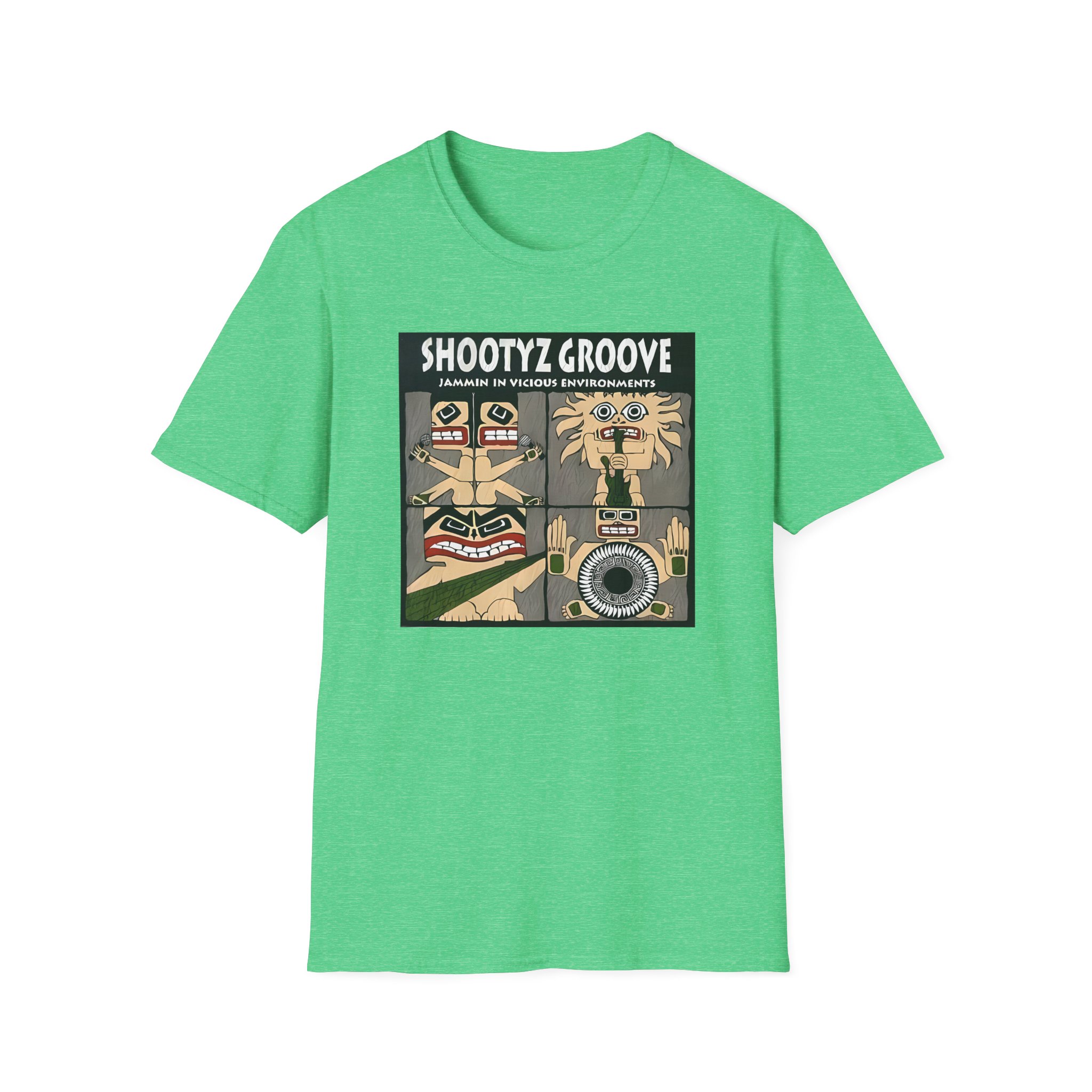 Shootyz Groove Jammin in Vicious Environments Album Cover Unisex Softstyle T-Shirt