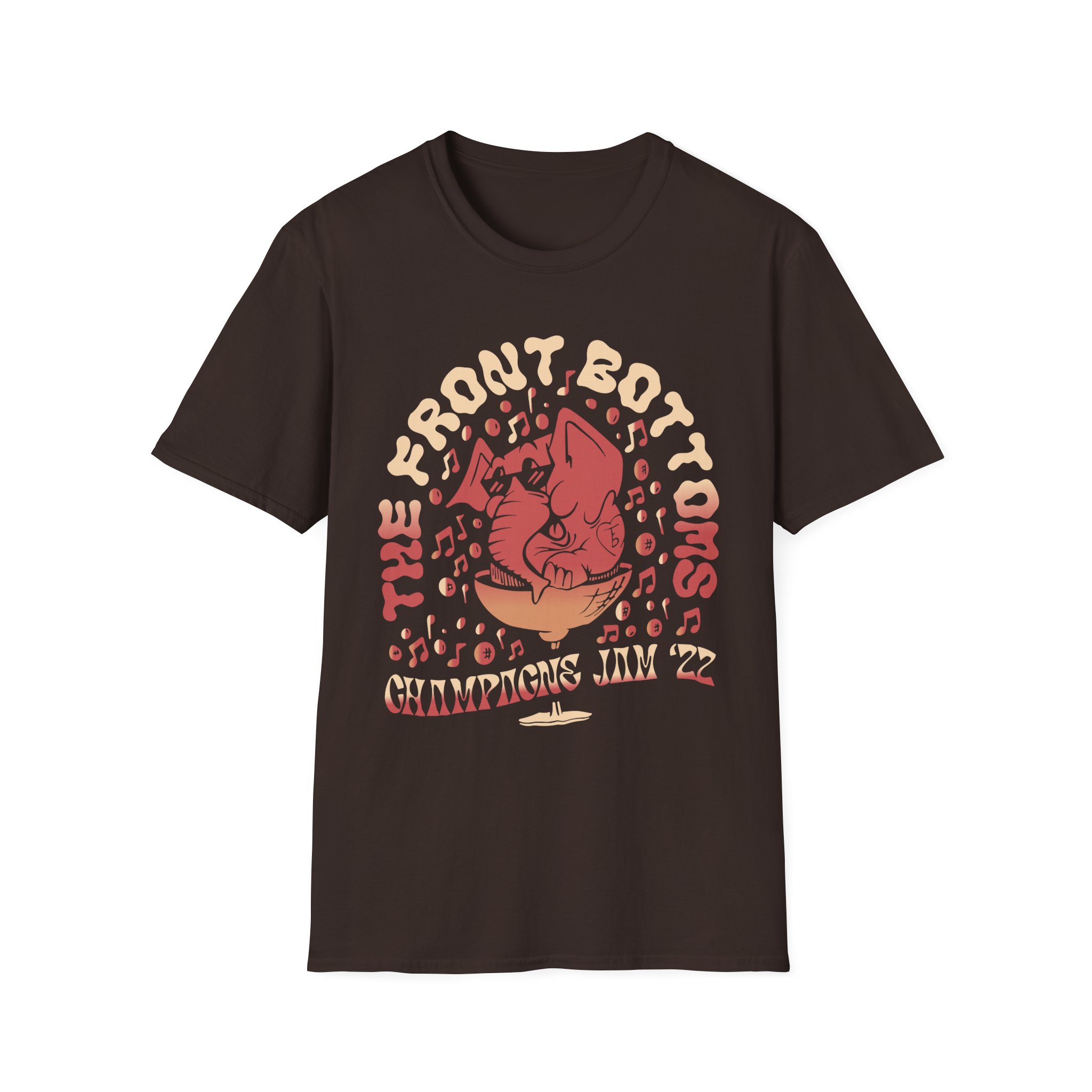 The Front Bottoms Champagne Jam 2022 Unisex Softstyle T-Shirt