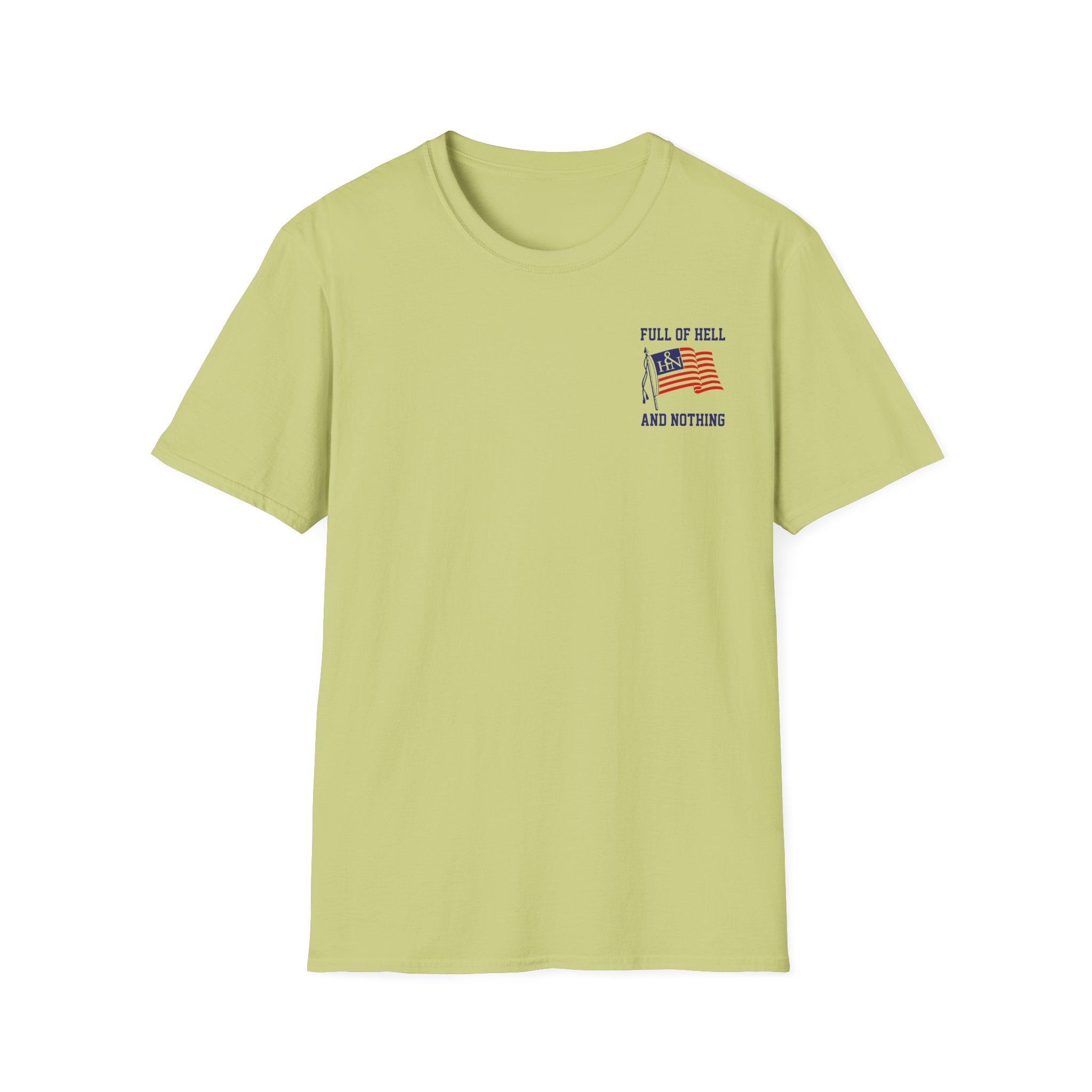 Full of Hell and Nothing Made In USA Unisex Softstyle T-Shirt