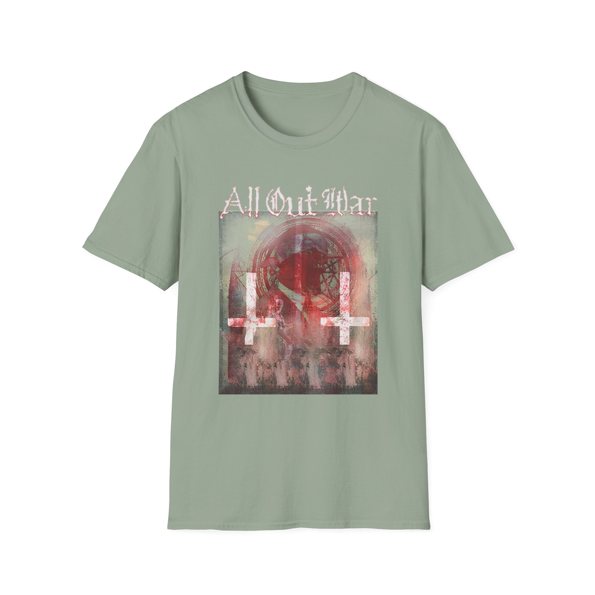 All Out War Caustic Abomination Unisex Softstyle T-Shirt