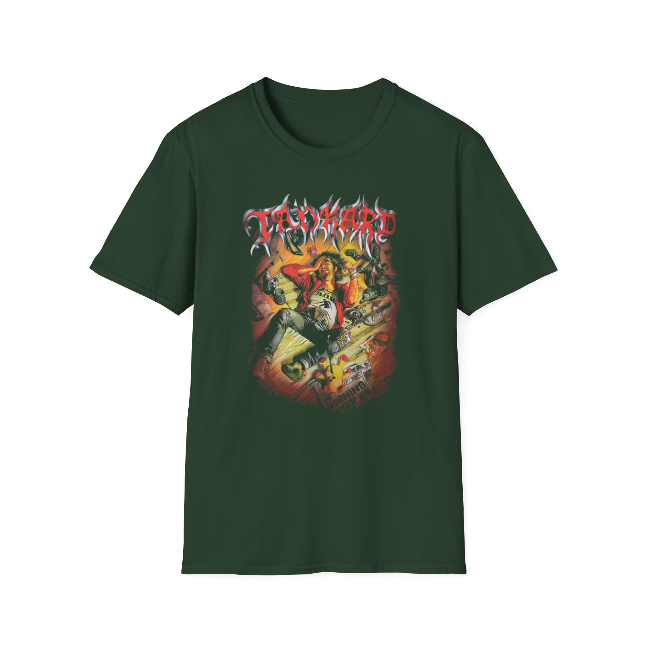 Tankard The Morning After Unisex Softstyle T-Shirt