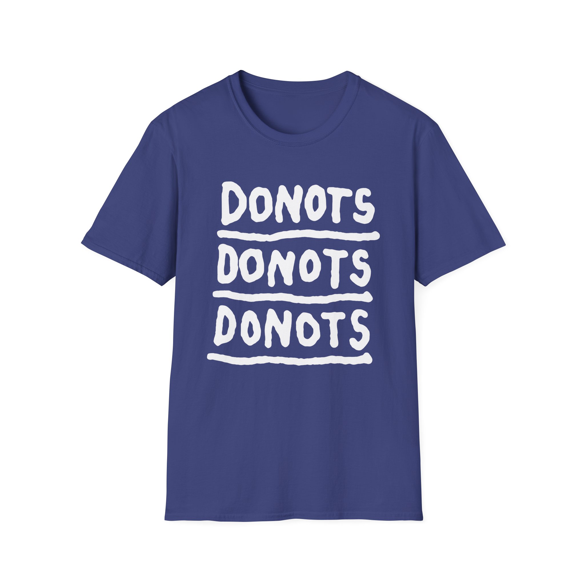 Donots Triple Logo Unisex Softstyle T-Shirt