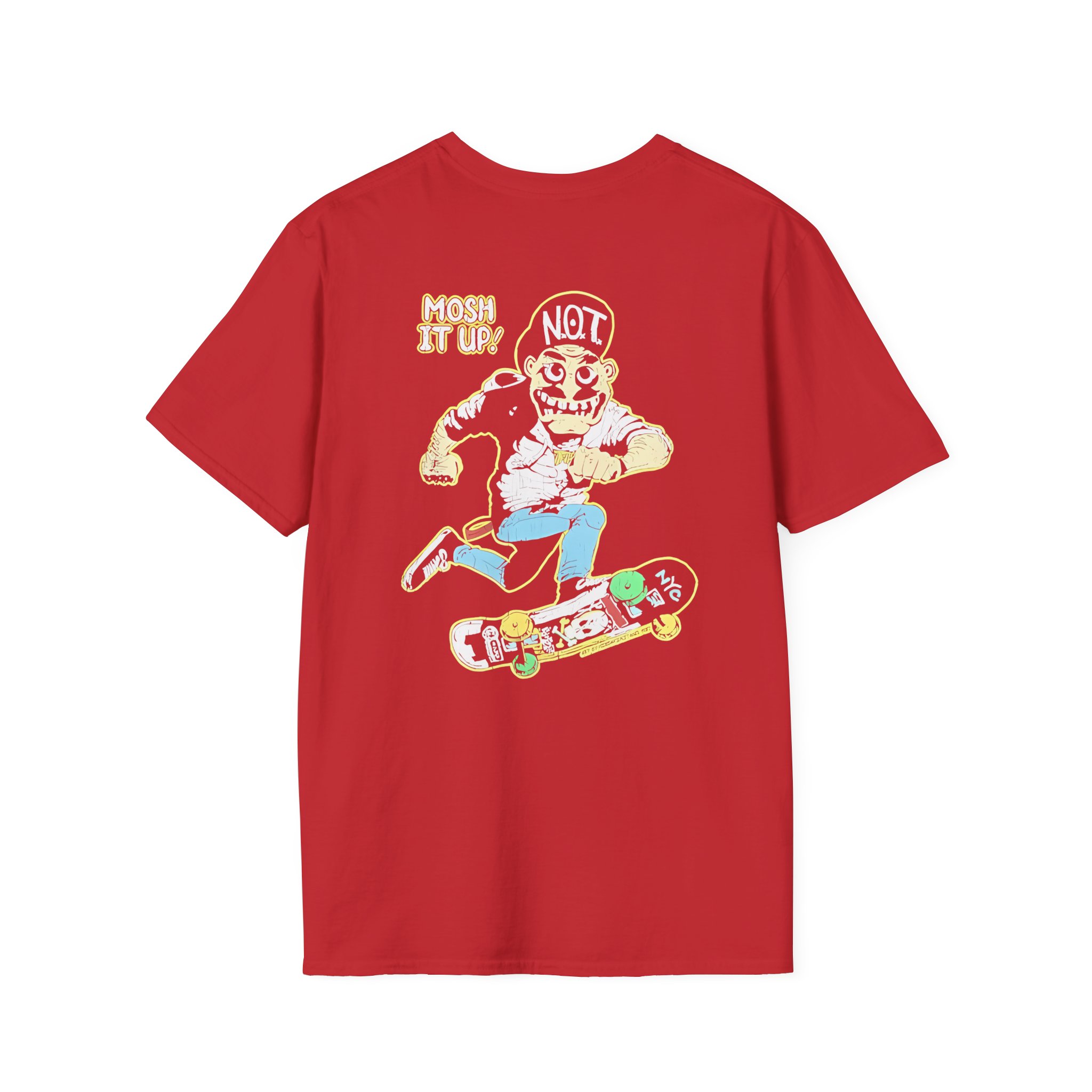 Anthrax Mosh It Up Skater Unisex Softstyle T-Shirt