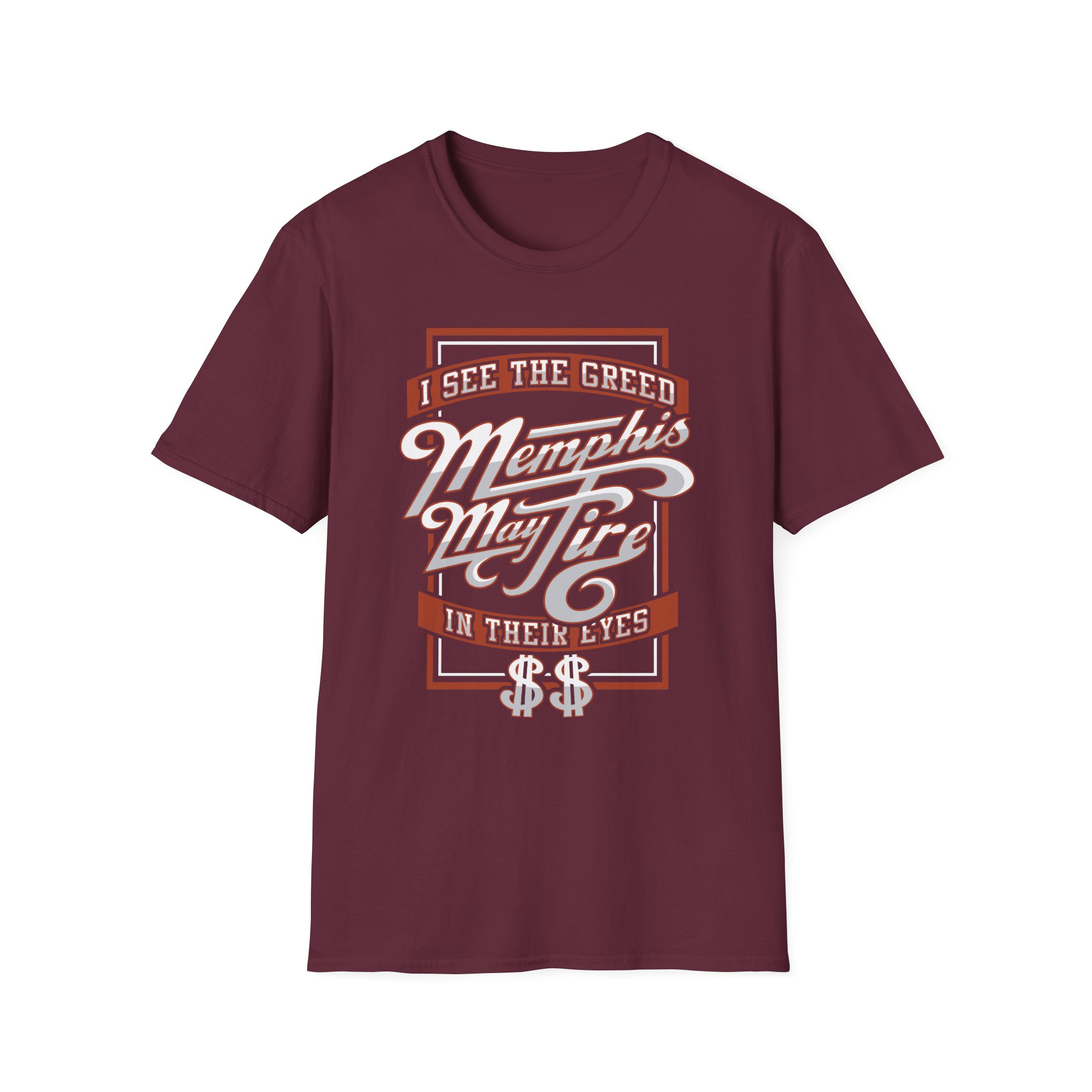 Memphis May Fire Greed Unisex Softstyle T-Shirt