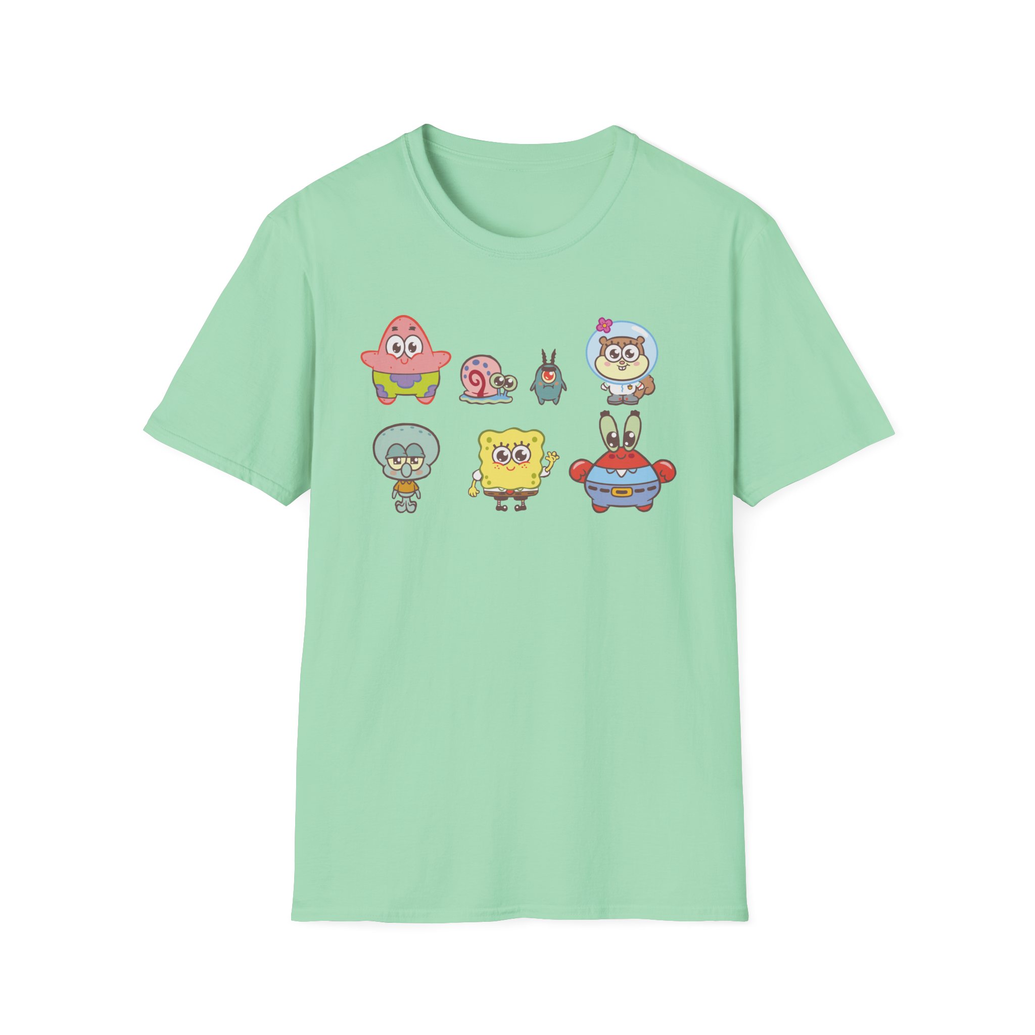 Spongebob AdoraBob Gang Unisex Softstyle T-Shirt