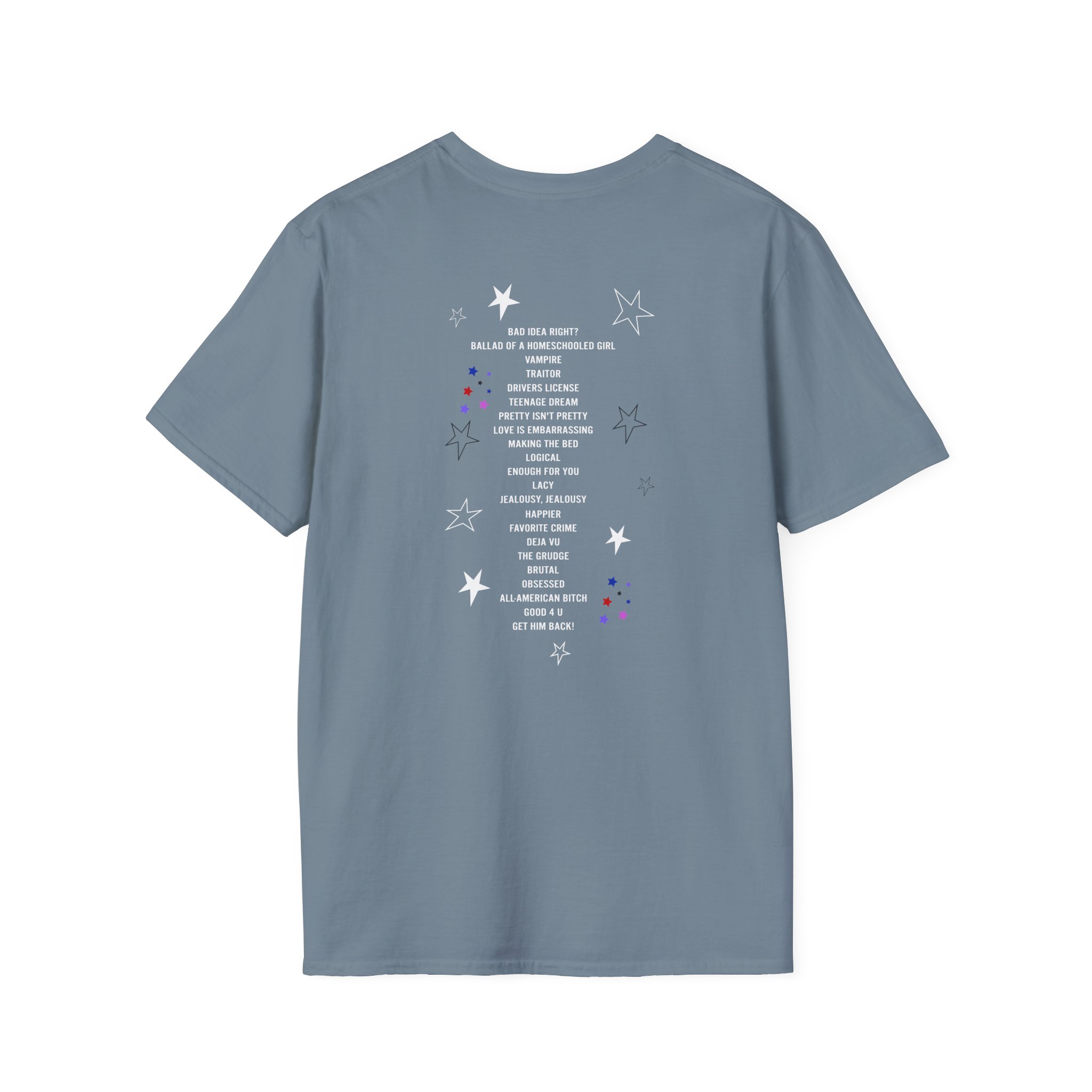 Olivia Rodrigo GUTS world tour unisex softstyle t-shirt