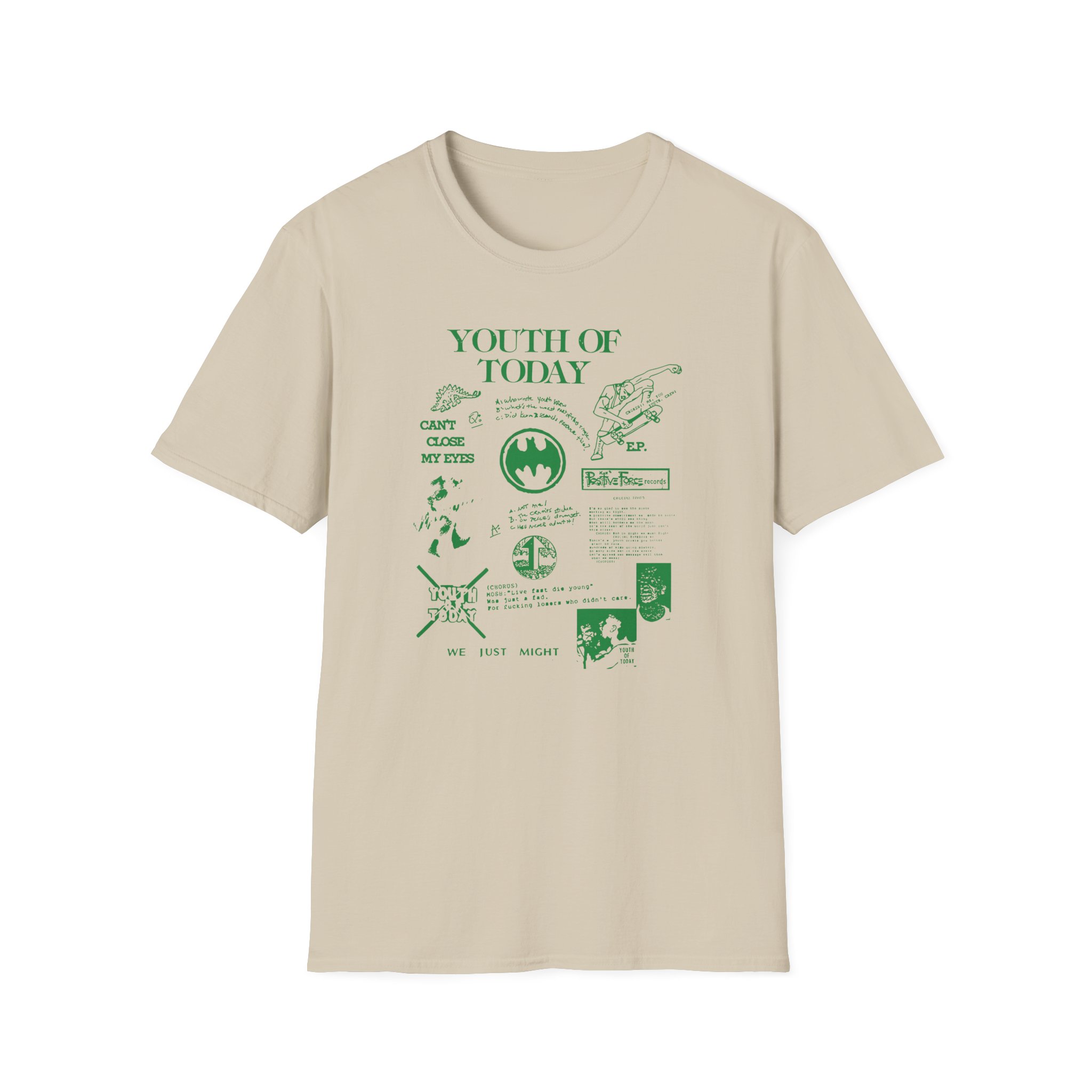 Youth of Today Three Question Trivia Unisex Softstyle T-Shirt