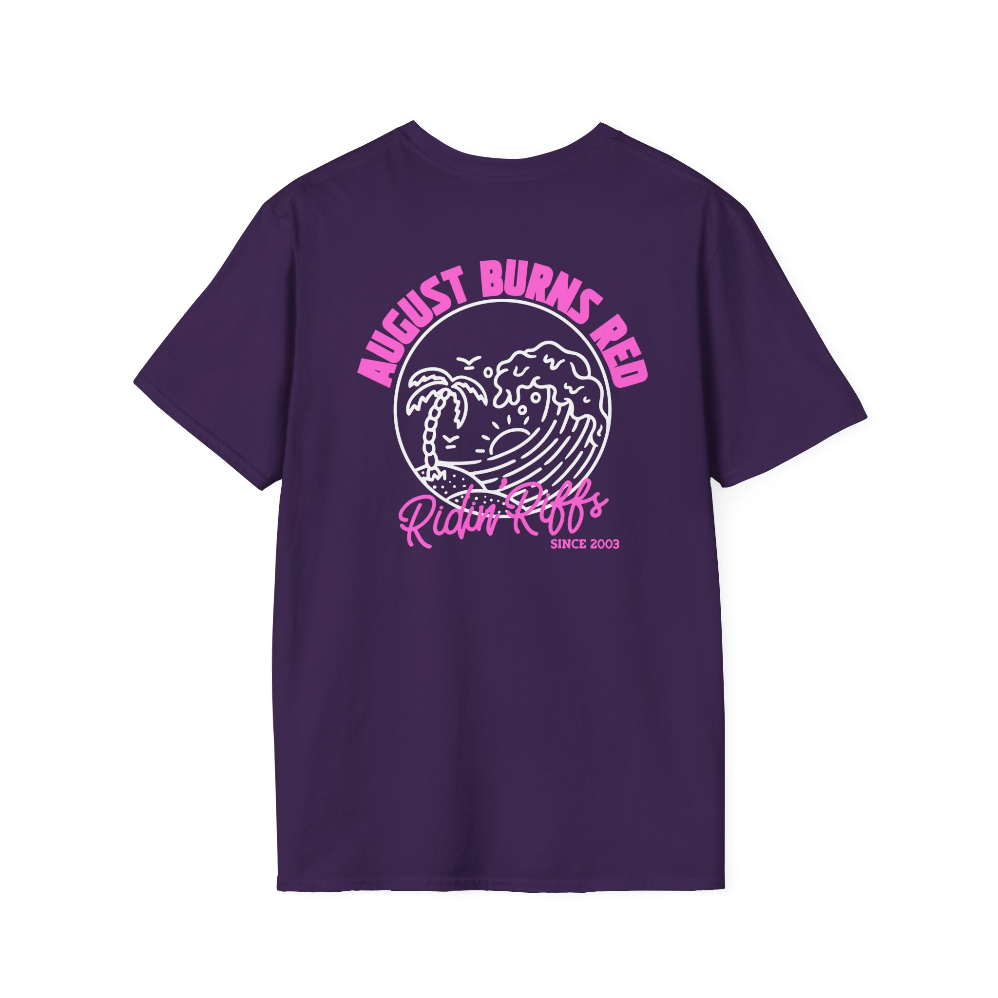 August Burns Red Riff Riders Teal Unisex Softstyle T-Shirt