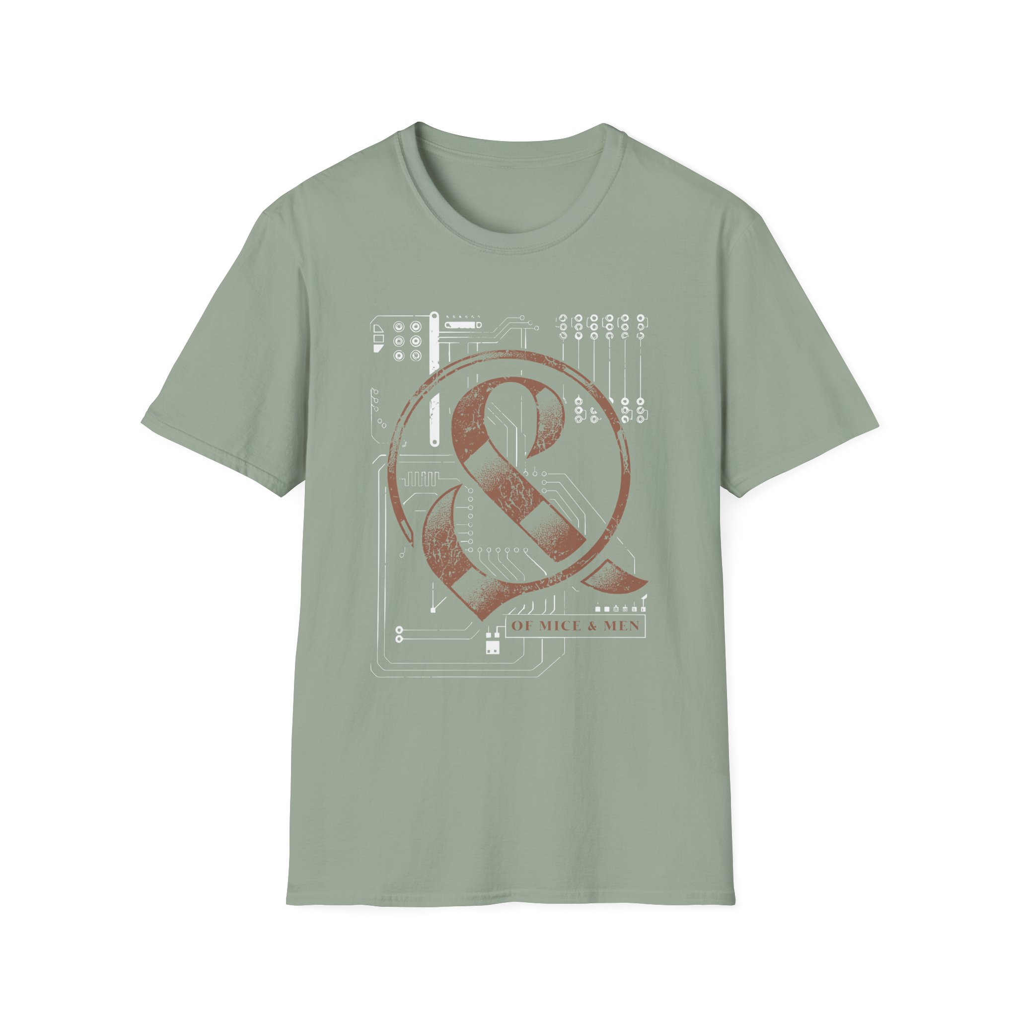 Of Mice and Men Circuit Board Unisex Softstyle T-Shirt