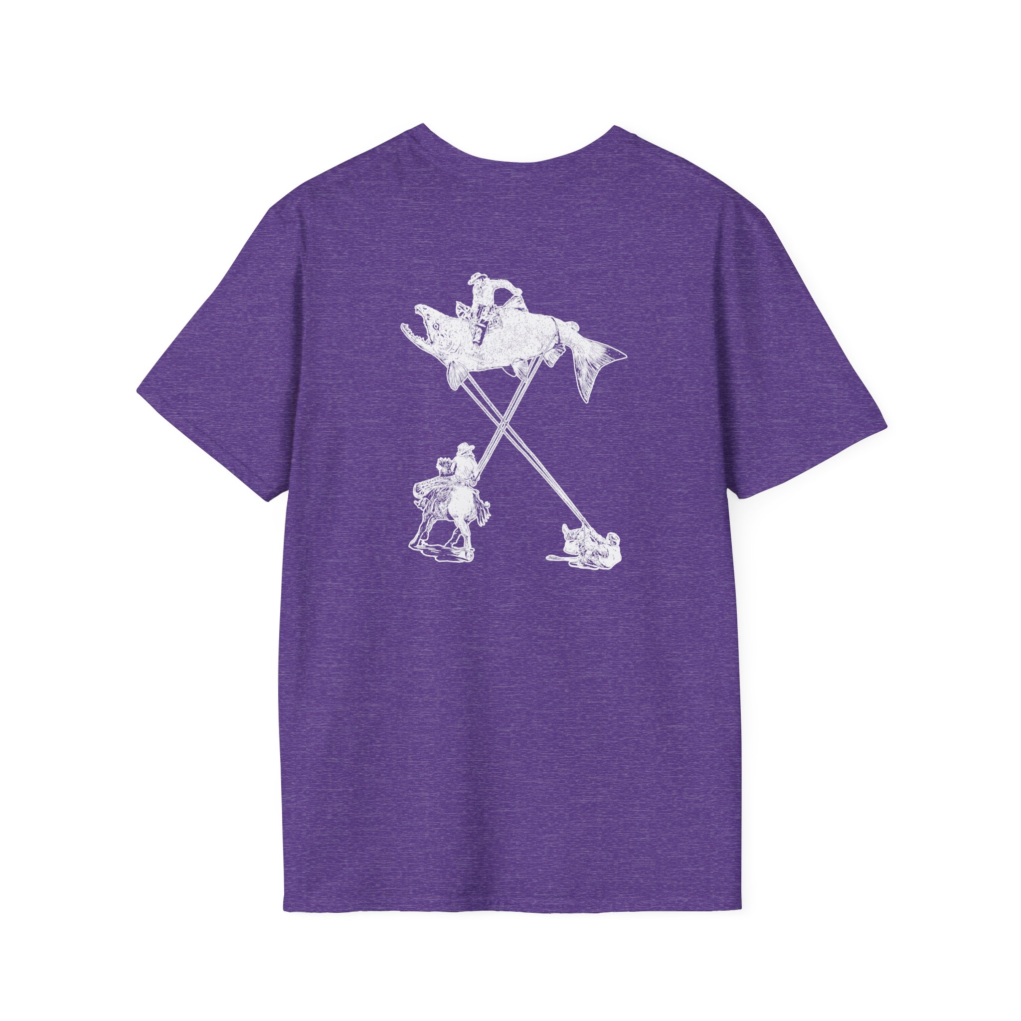 The Take Charcoal Salmon Rodeo Unisex Softstyle T-Shirt