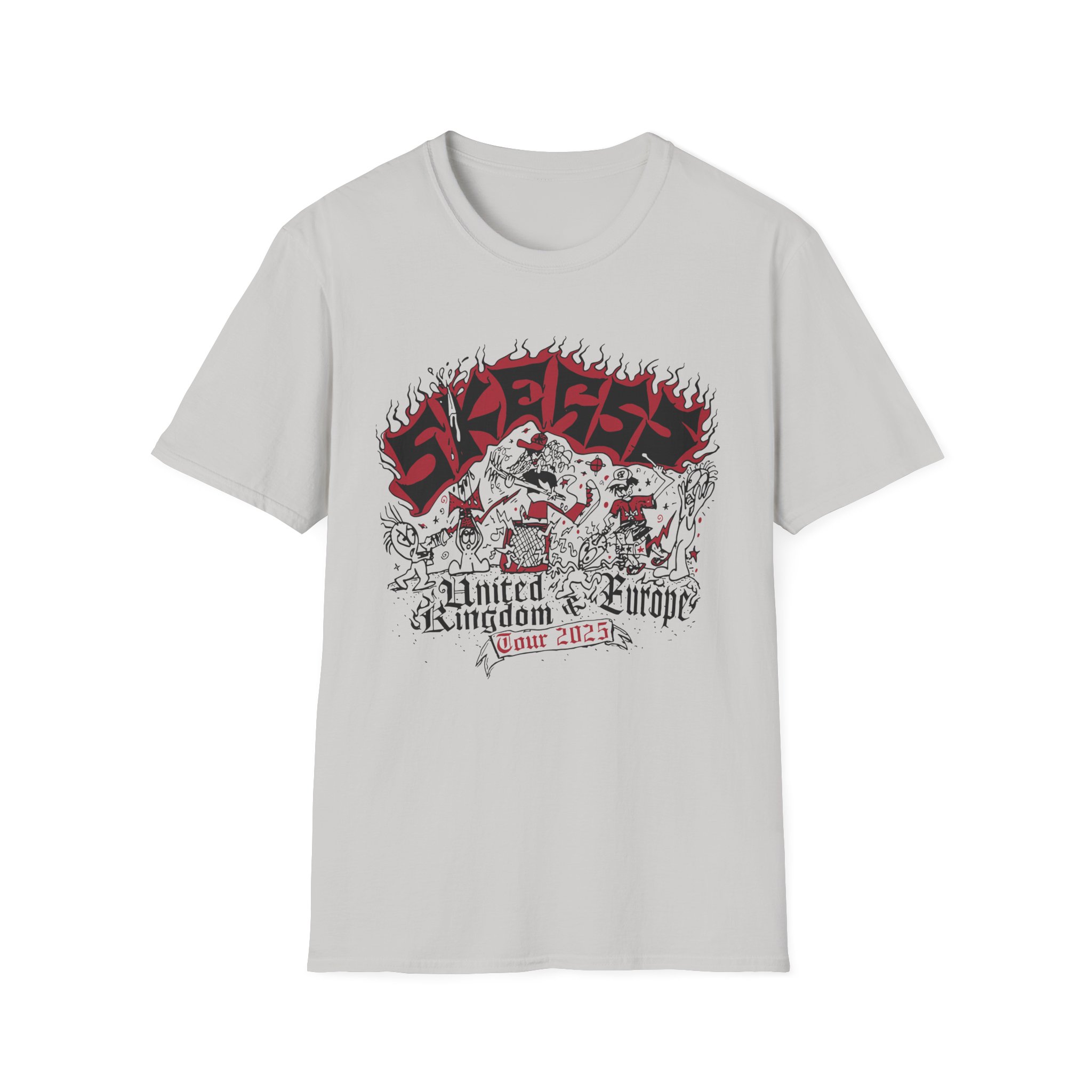 Skegss Uk Eu Tour 2025 Unisex Softstyle T-Shirt