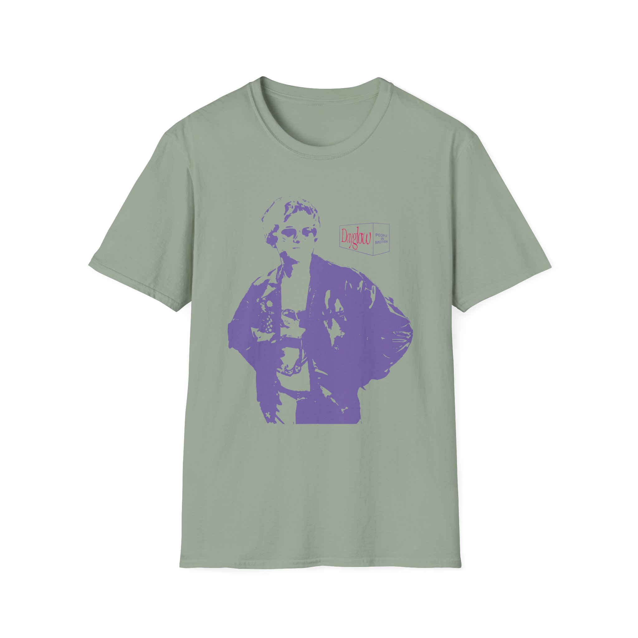 Dayglow People in Motion Natural Unisex Softstyle T-Shirt