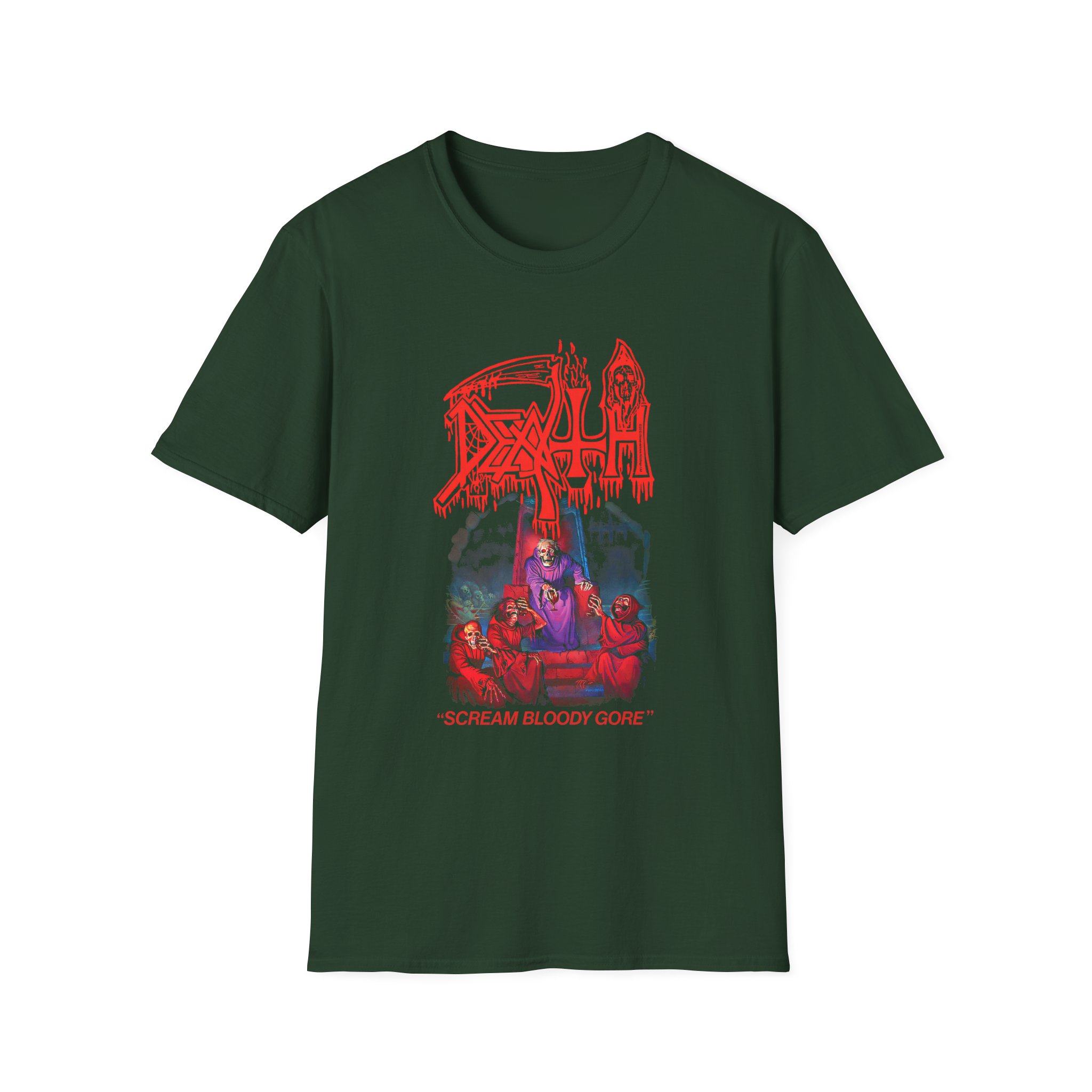 Death Scream Bloody Gore Unisex Softstyle T-Shirt